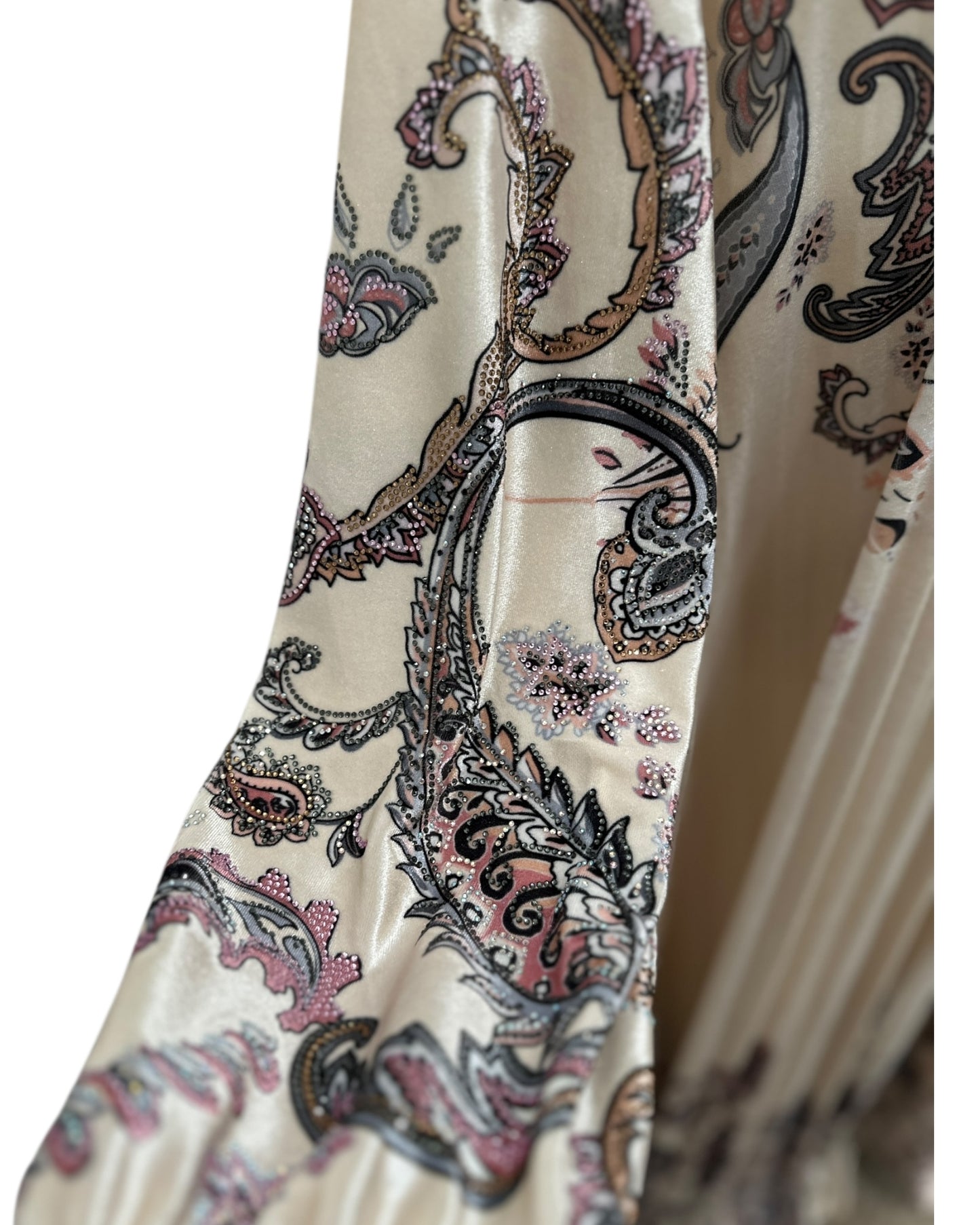 Orchid Beige Velvet Gown