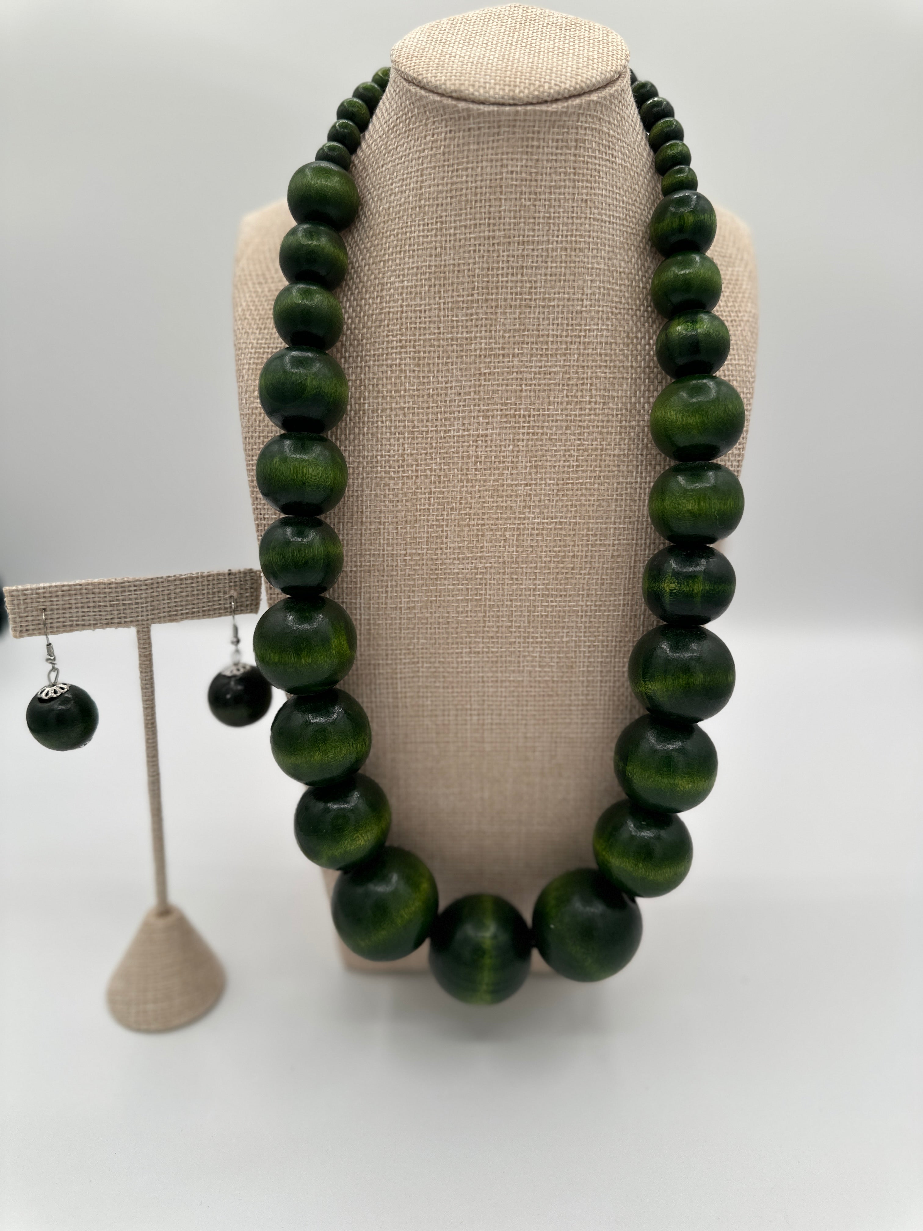 À-Nature Wooden Bead Necklace