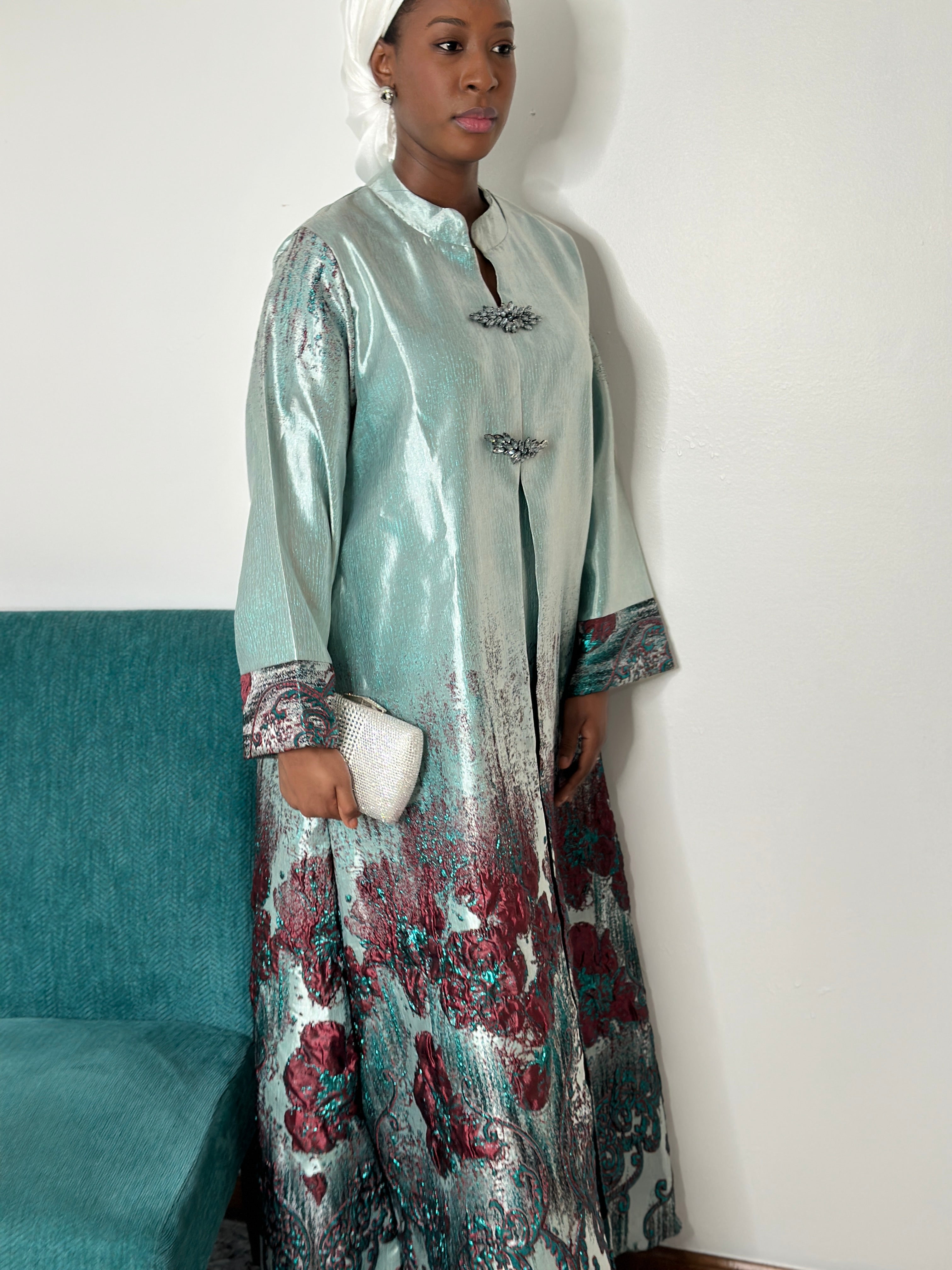 Aïssata Royale | Metallic Brocade Gown