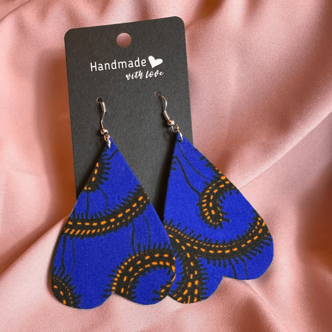 Ankara Wax Handmade Earrings.