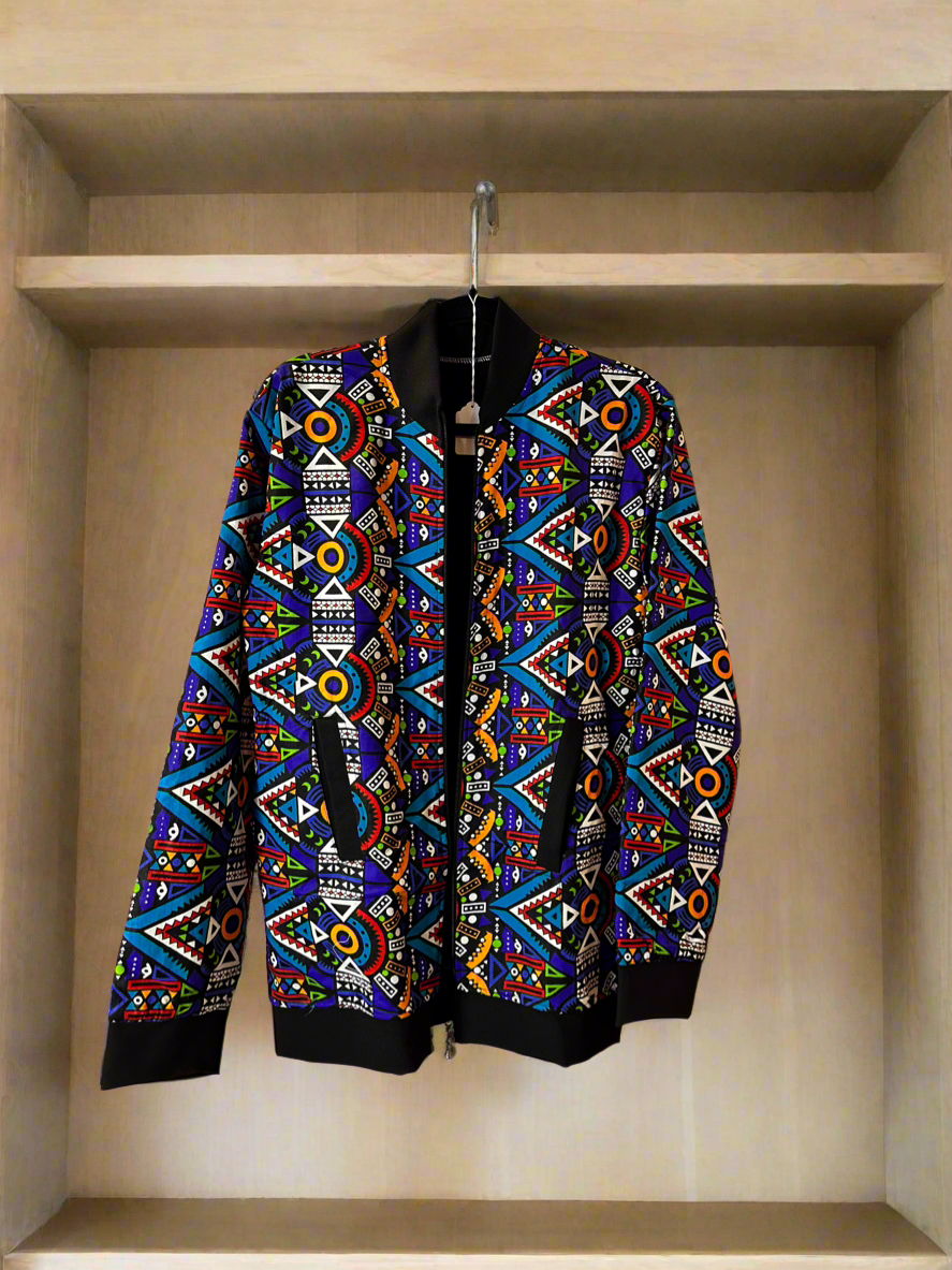 African print unisex Jacket.