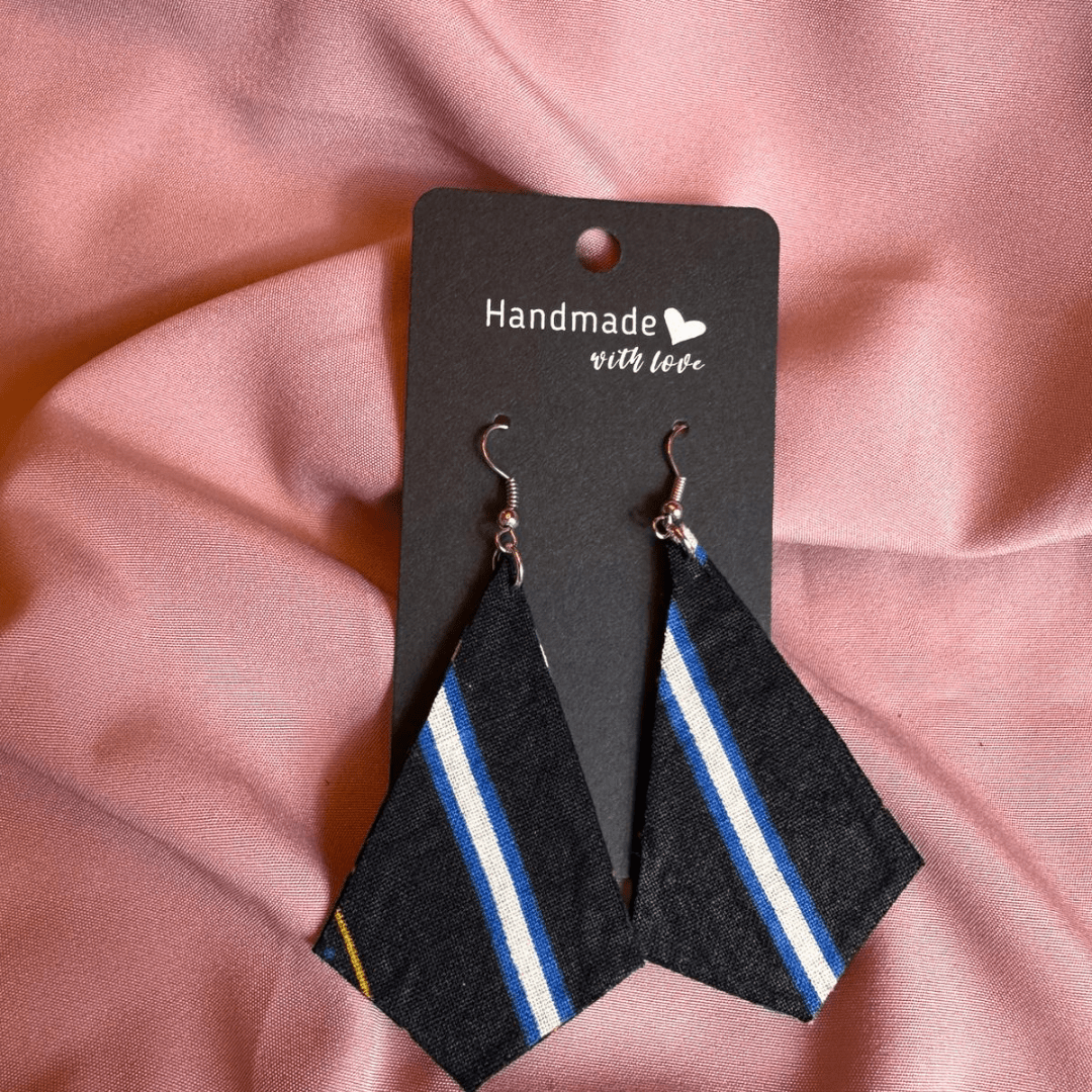 Ankara Wax Handmade Earrings.