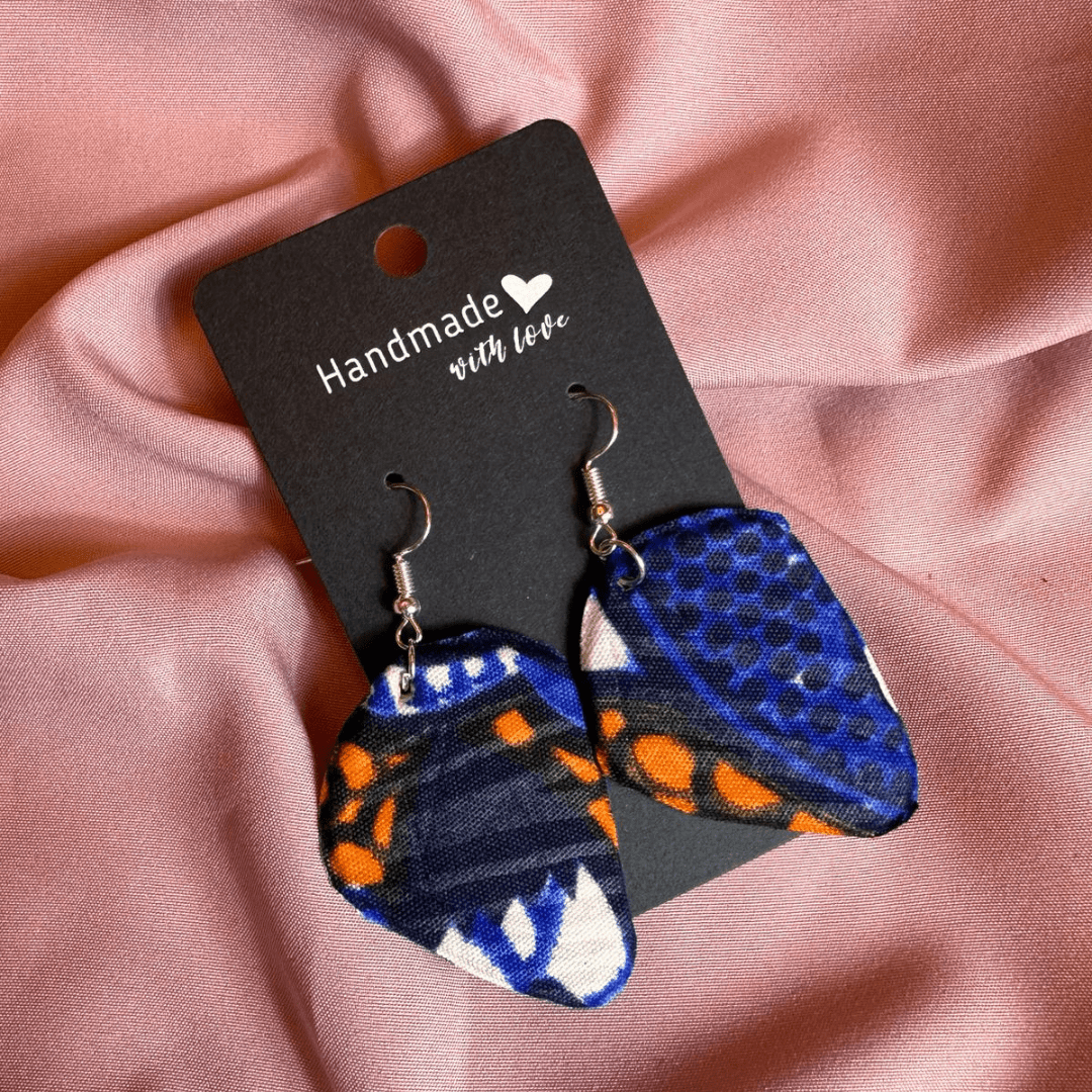 Ankara Wax Handmade Earrings.