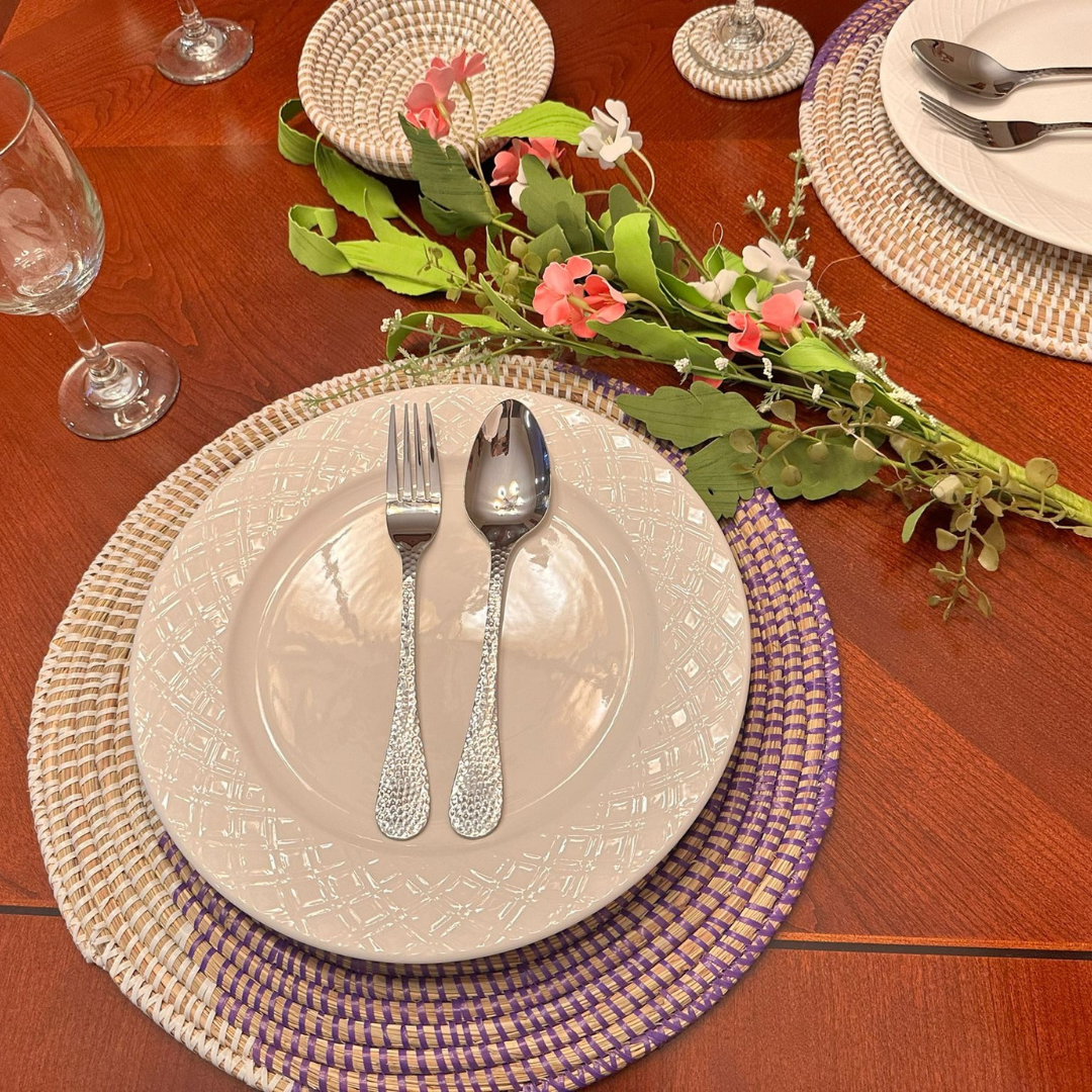 Purple Dining Placemat Set