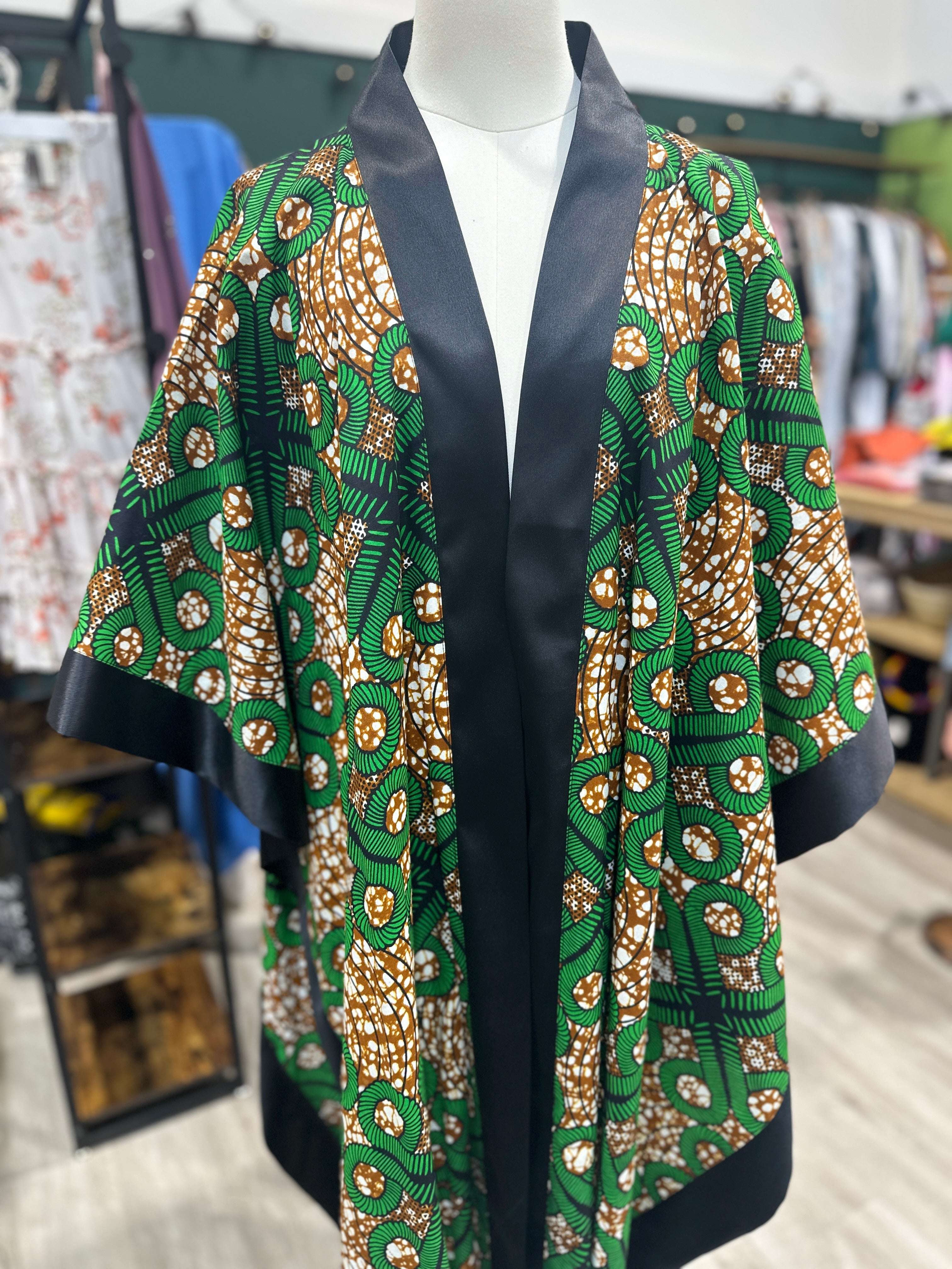 Ankara Luxe Kimono | Multiple Prints