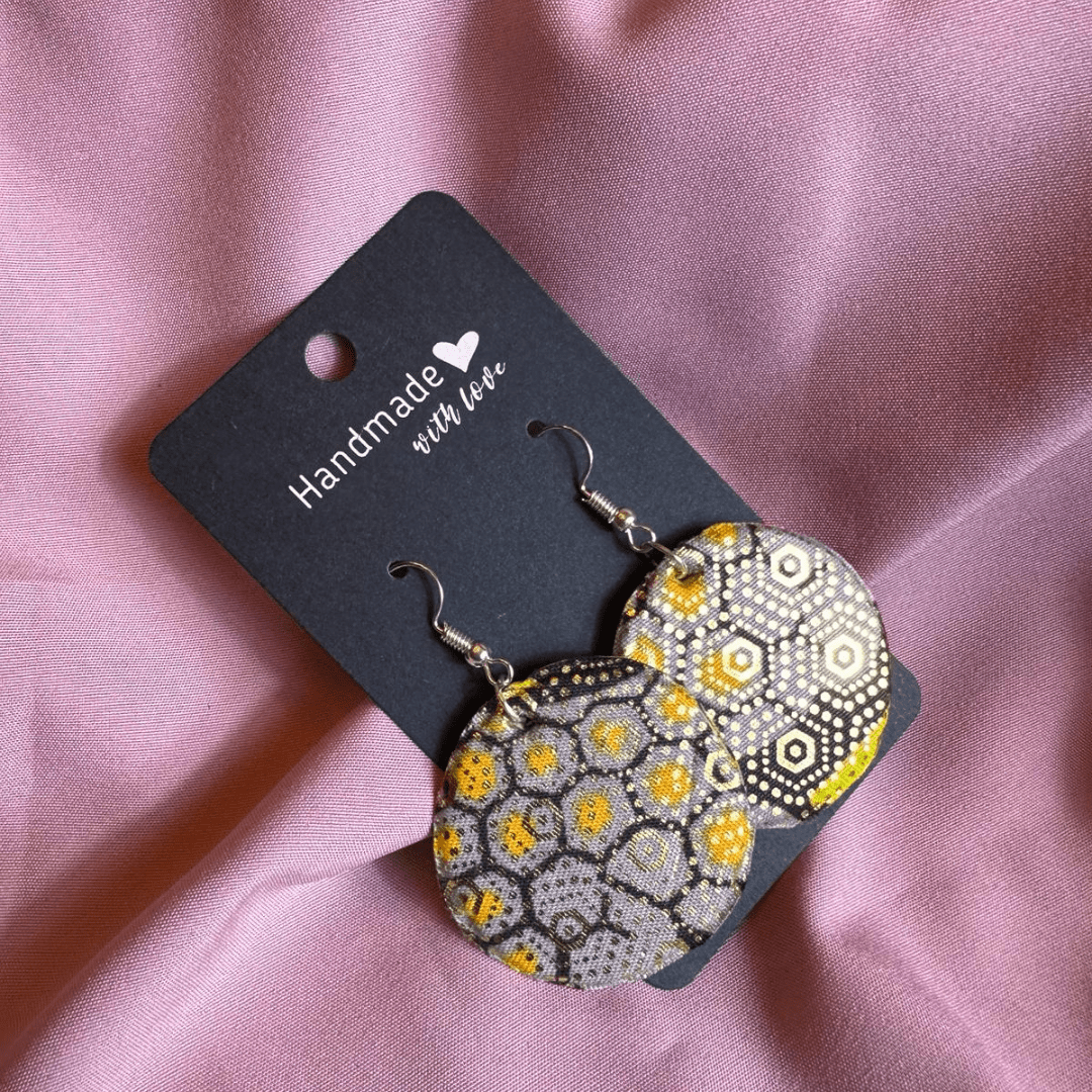 Ankara Wax Handmade Earrings.