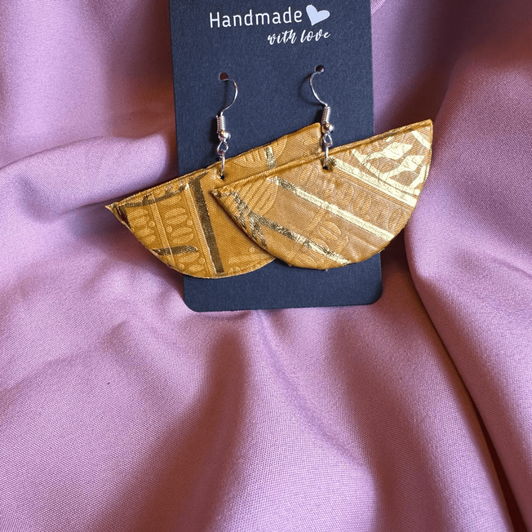 Ankara Wax Handmade Earrings.