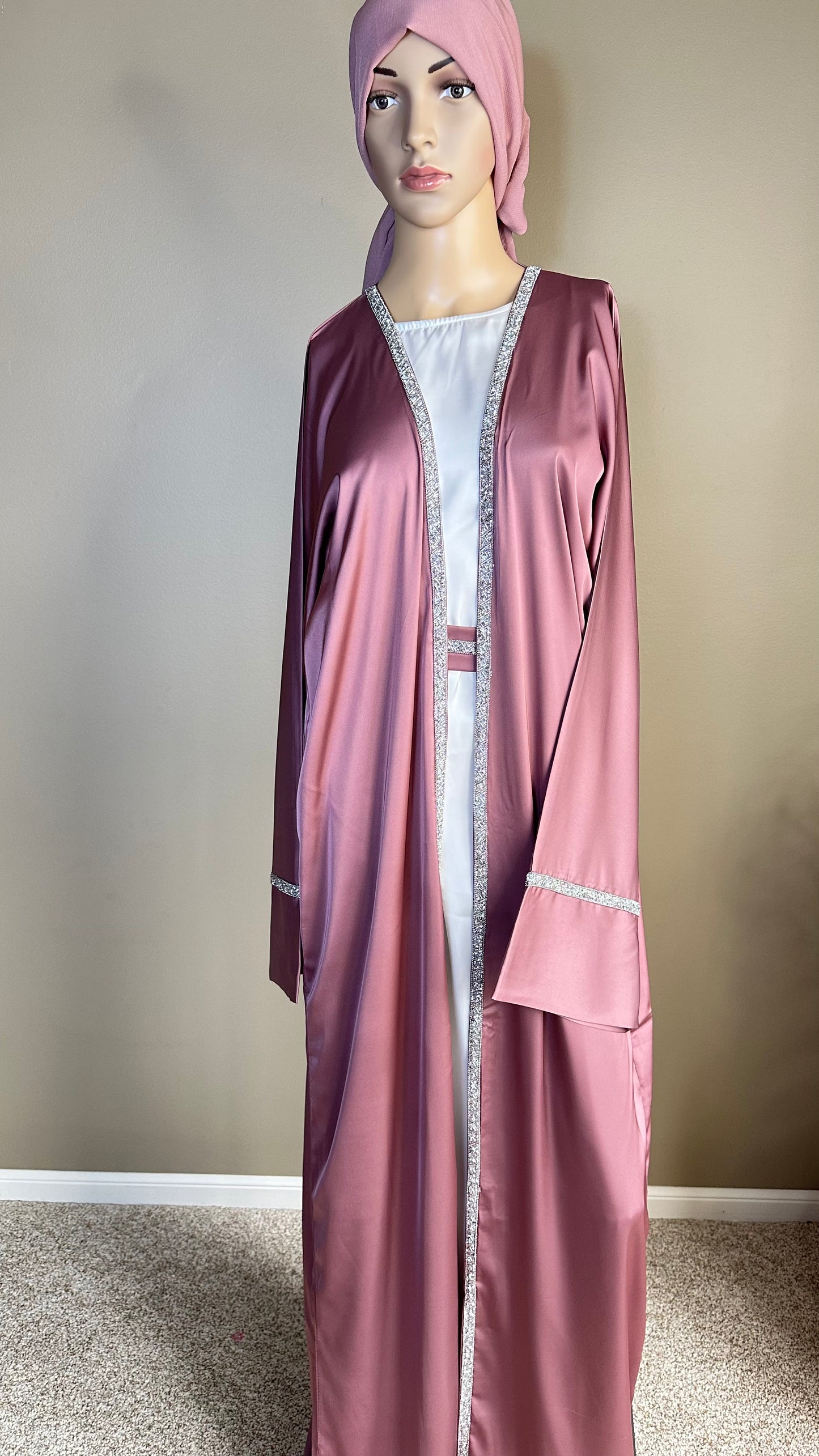 Nada Silk Open Abaya