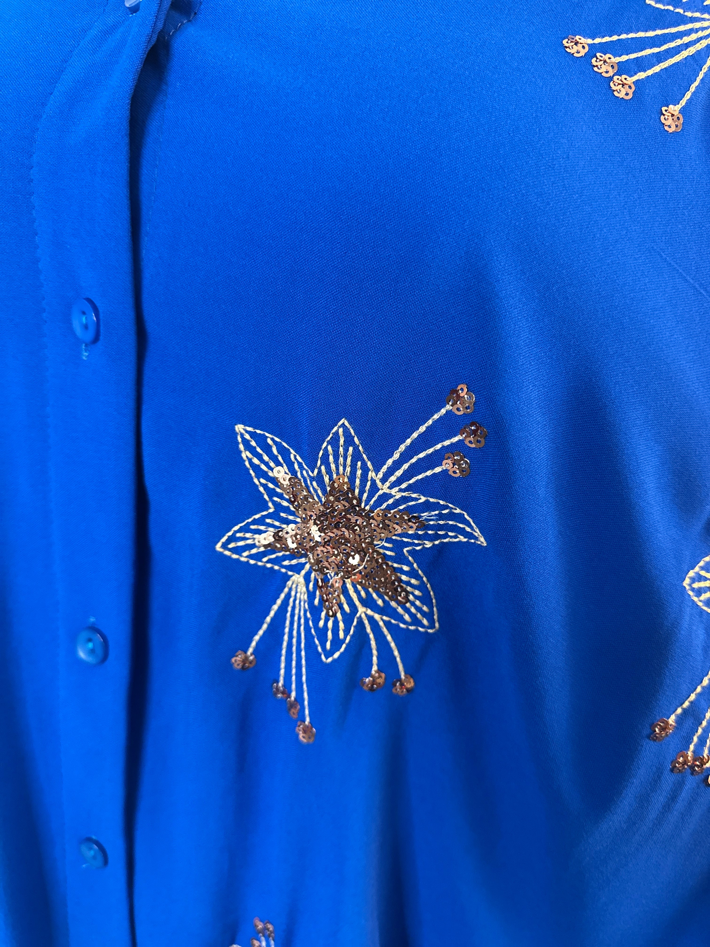 Royal Blue Shirt Dress 💙