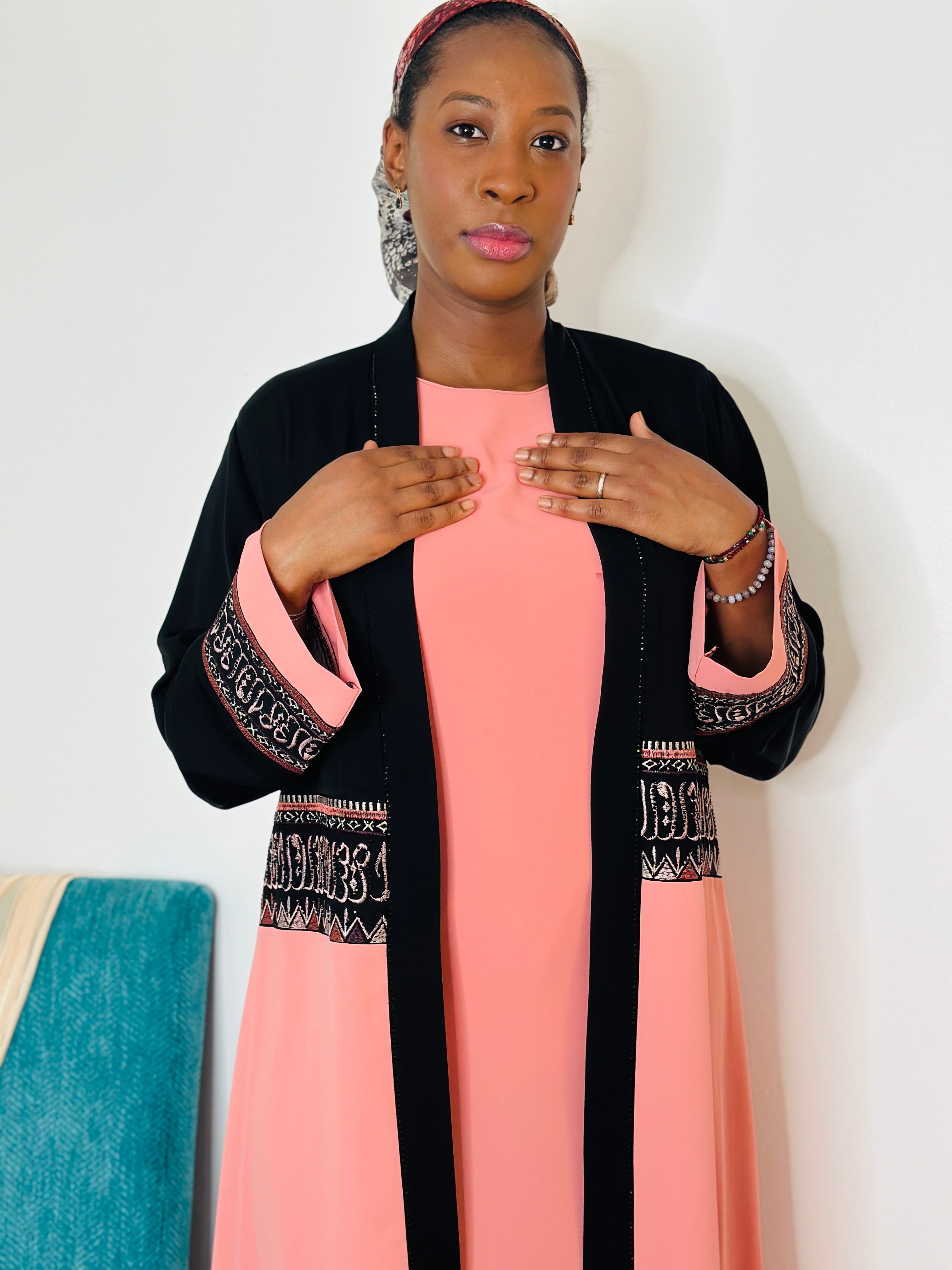 Blush Eclipse Abaya