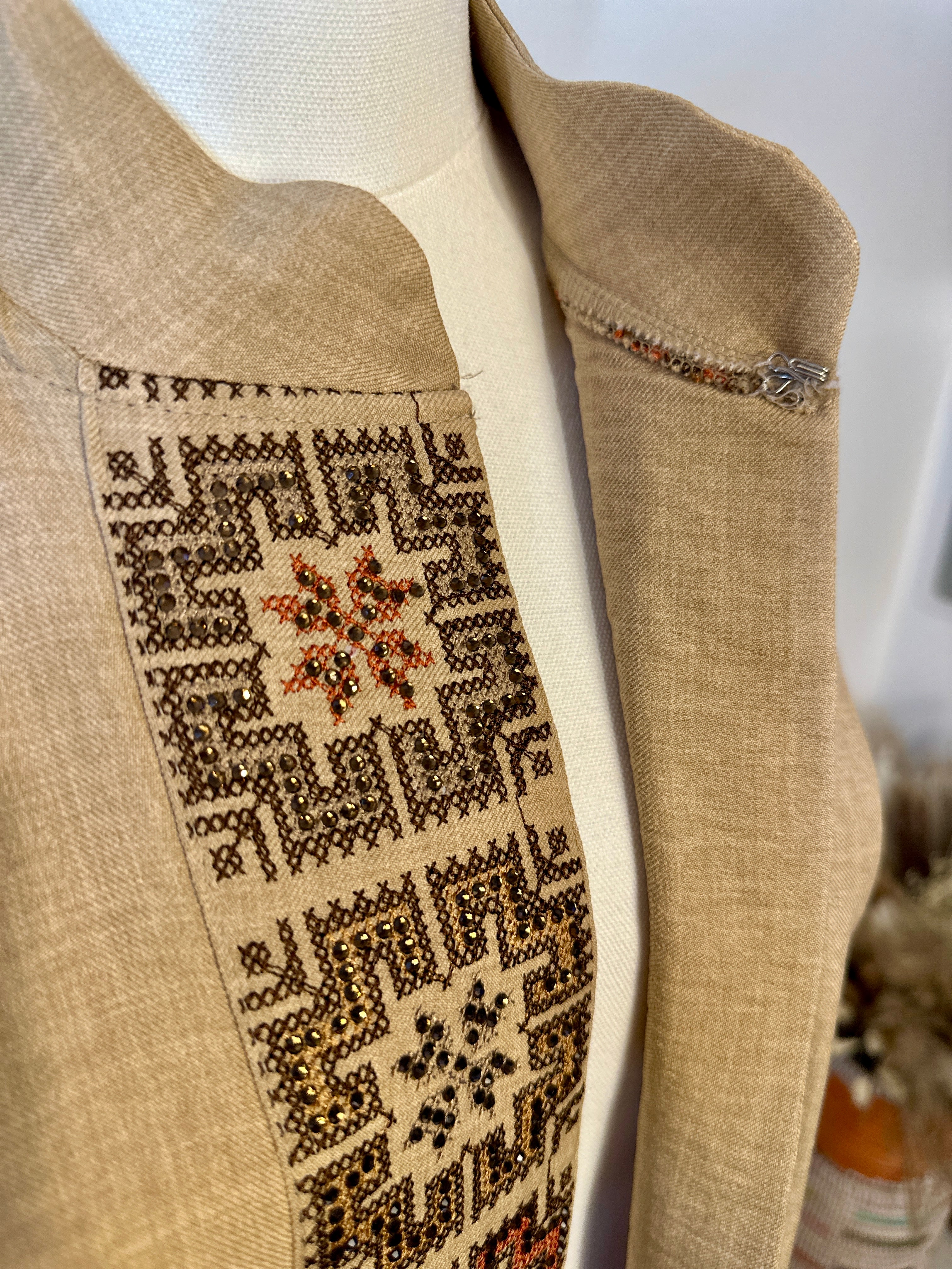 Heritage Embroidered Batwing Kimono