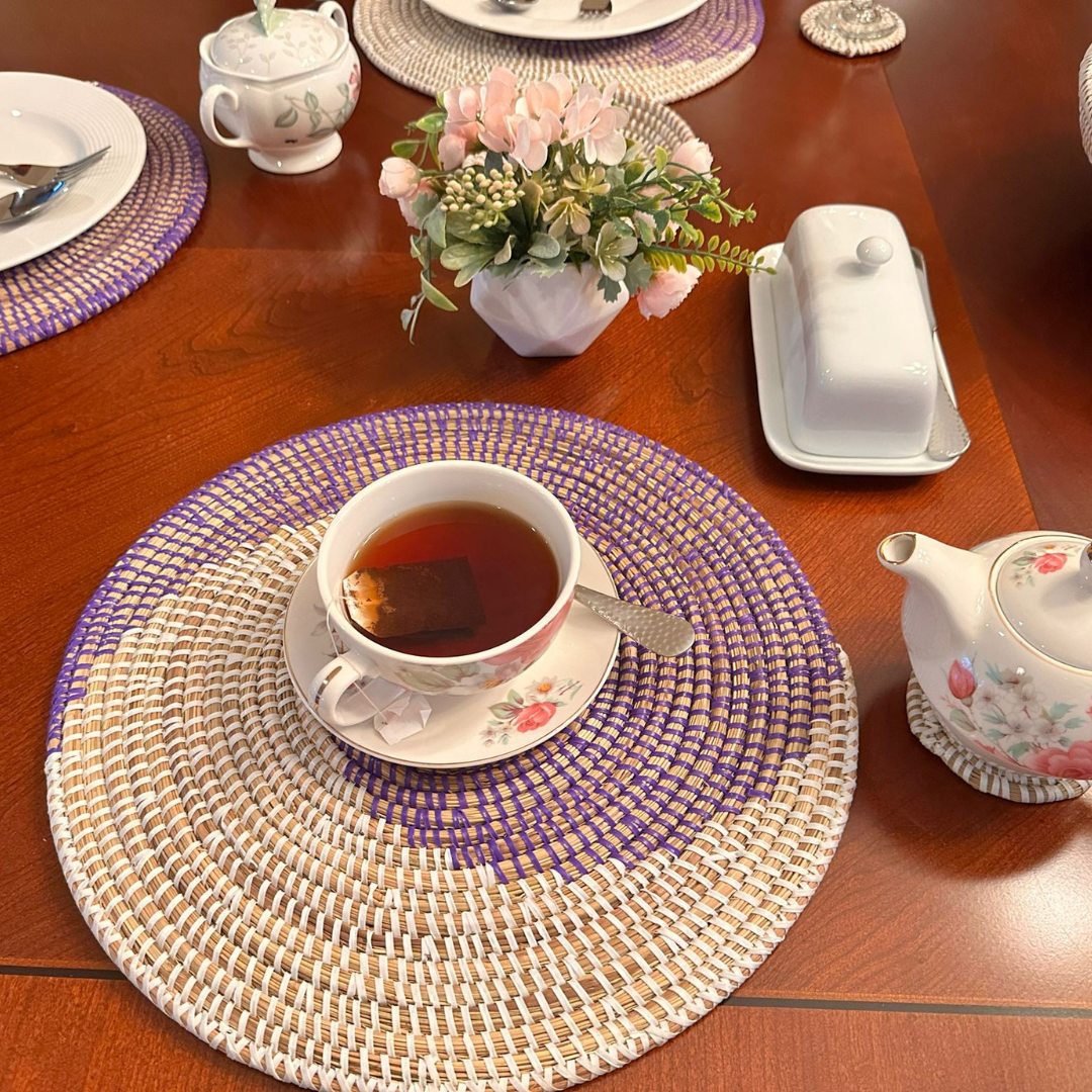 Purple Dining Placemat Set