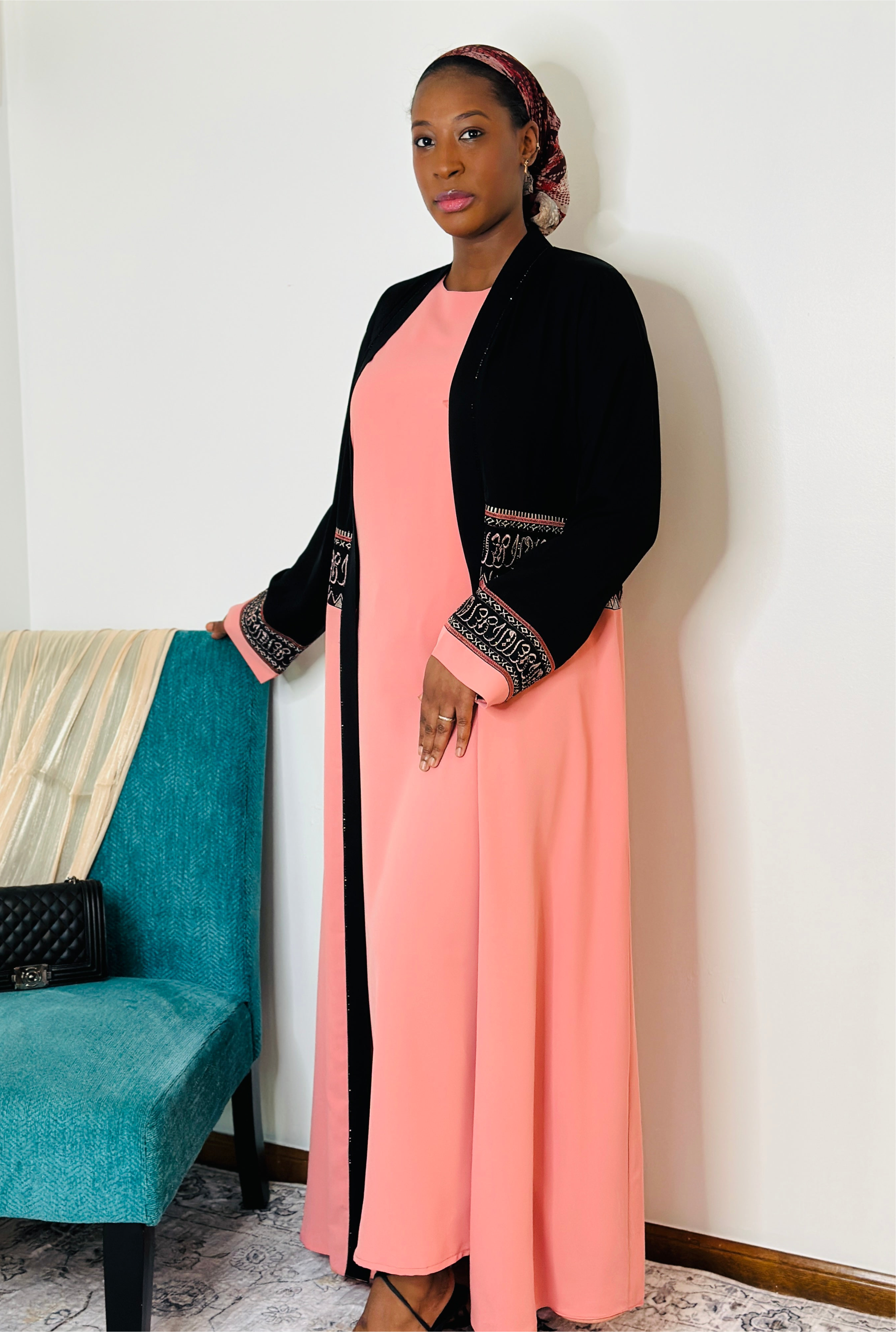 Blush Eclipse Abaya