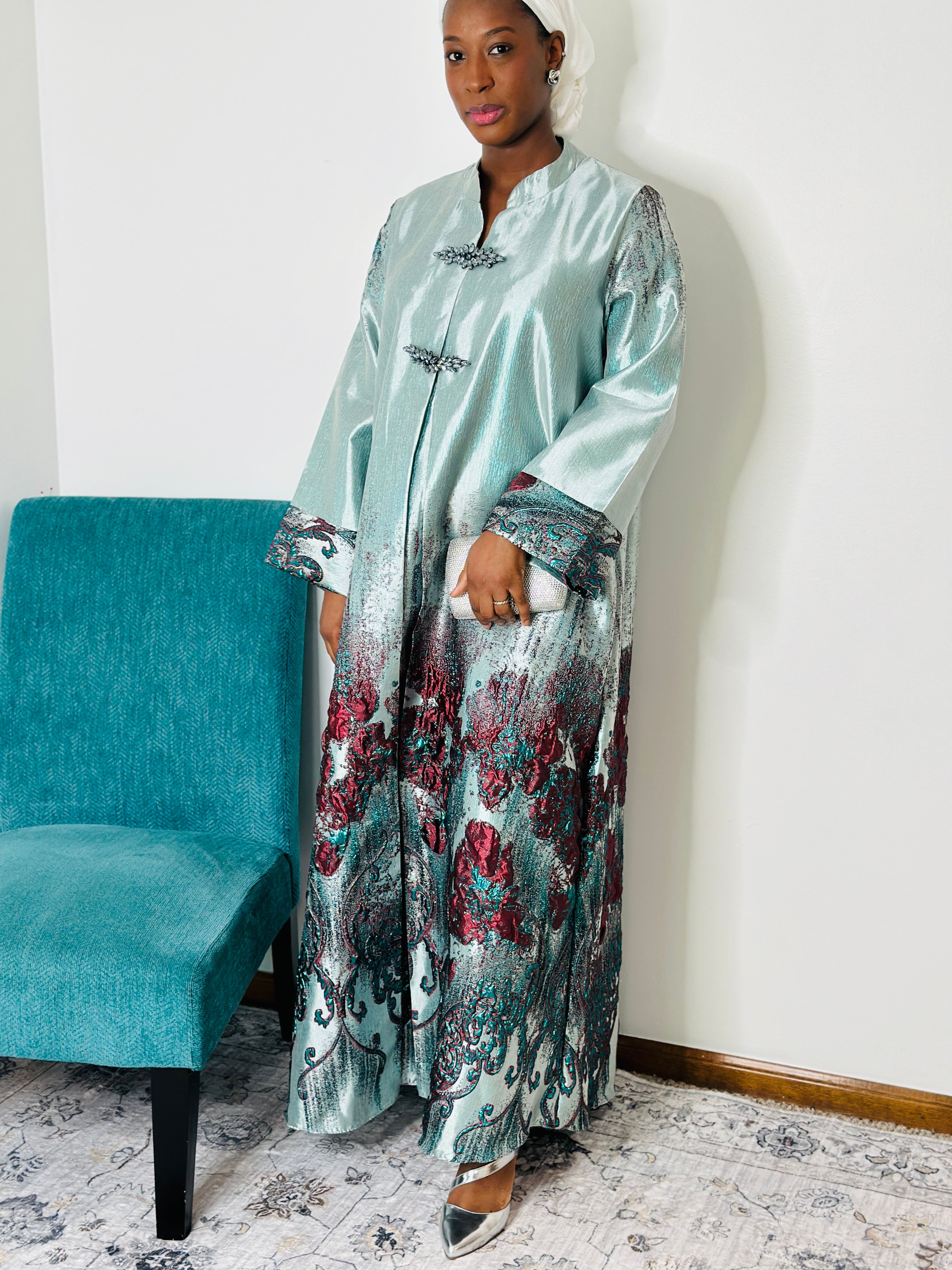 Aïssata Royale | Metallic Brocade Gown
