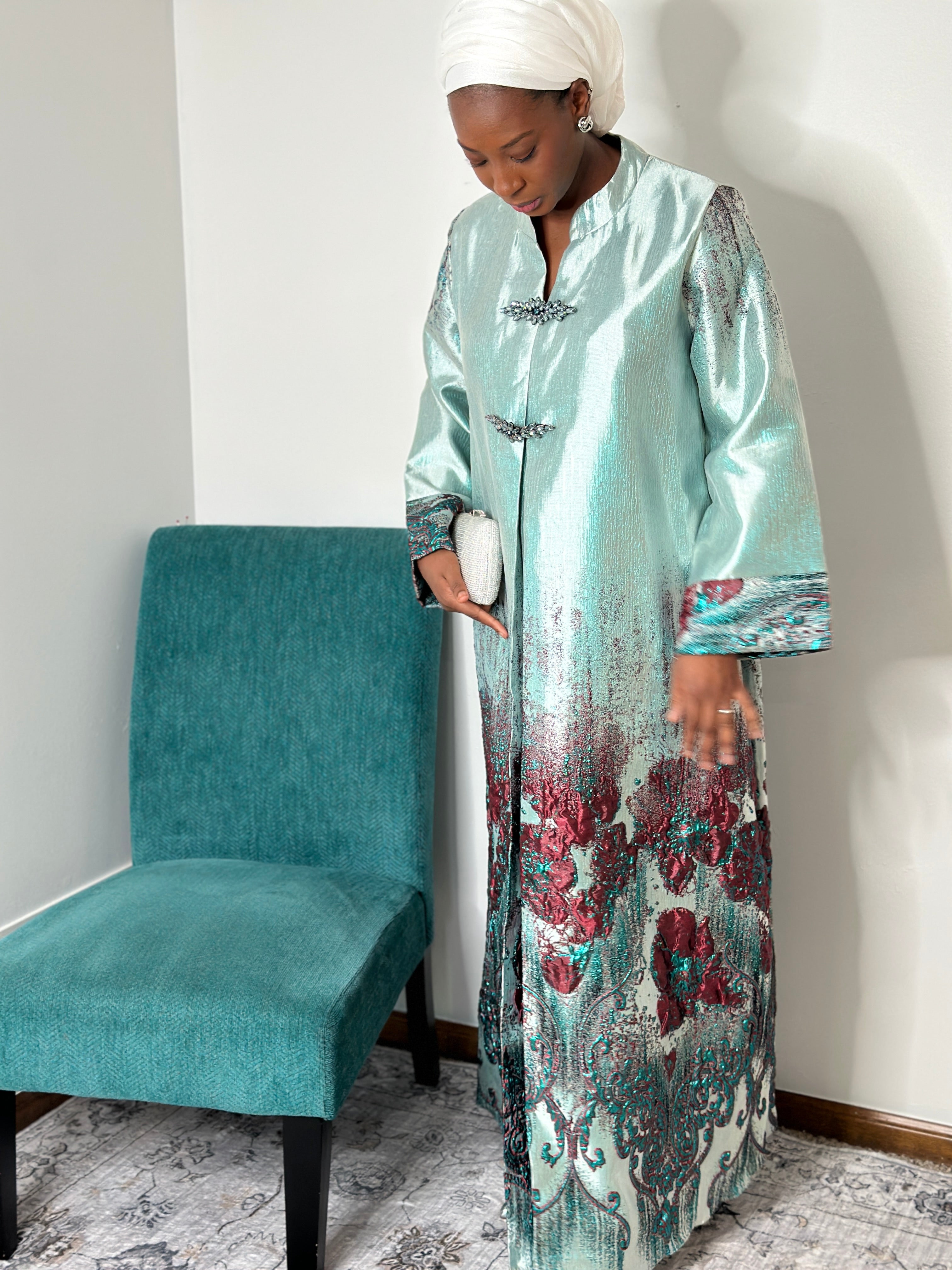 Aïssata Royale | Metallic Brocade Gown