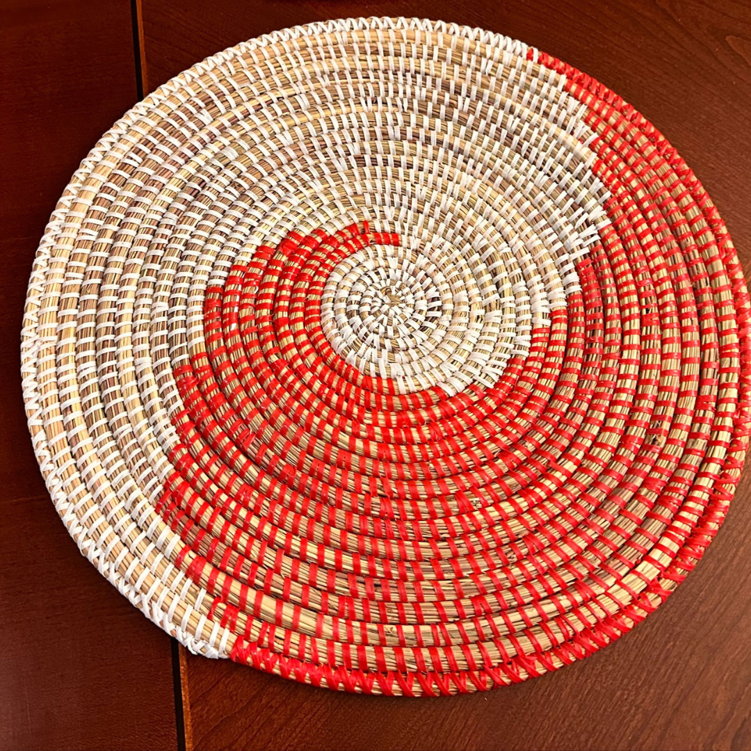 Red Dining Placemat Set