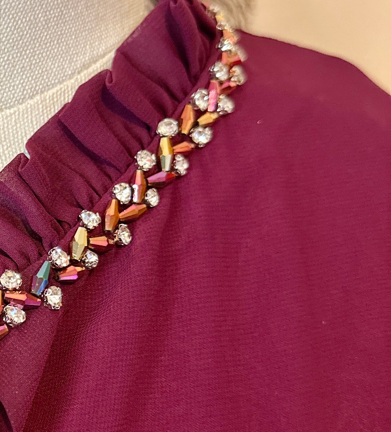 Long Sleeve Viscose Maxi Dress