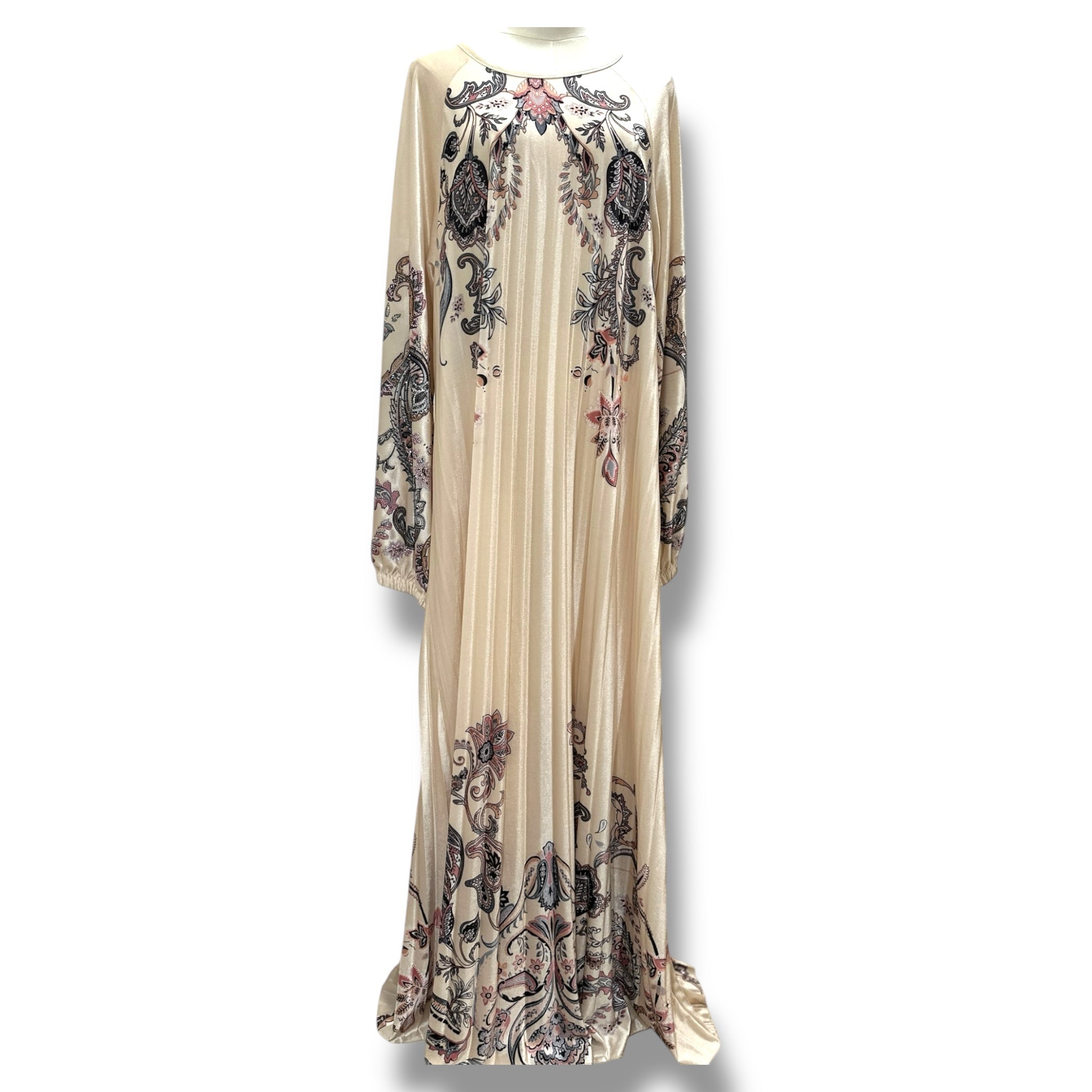 Orchid Beige Velvet Gown