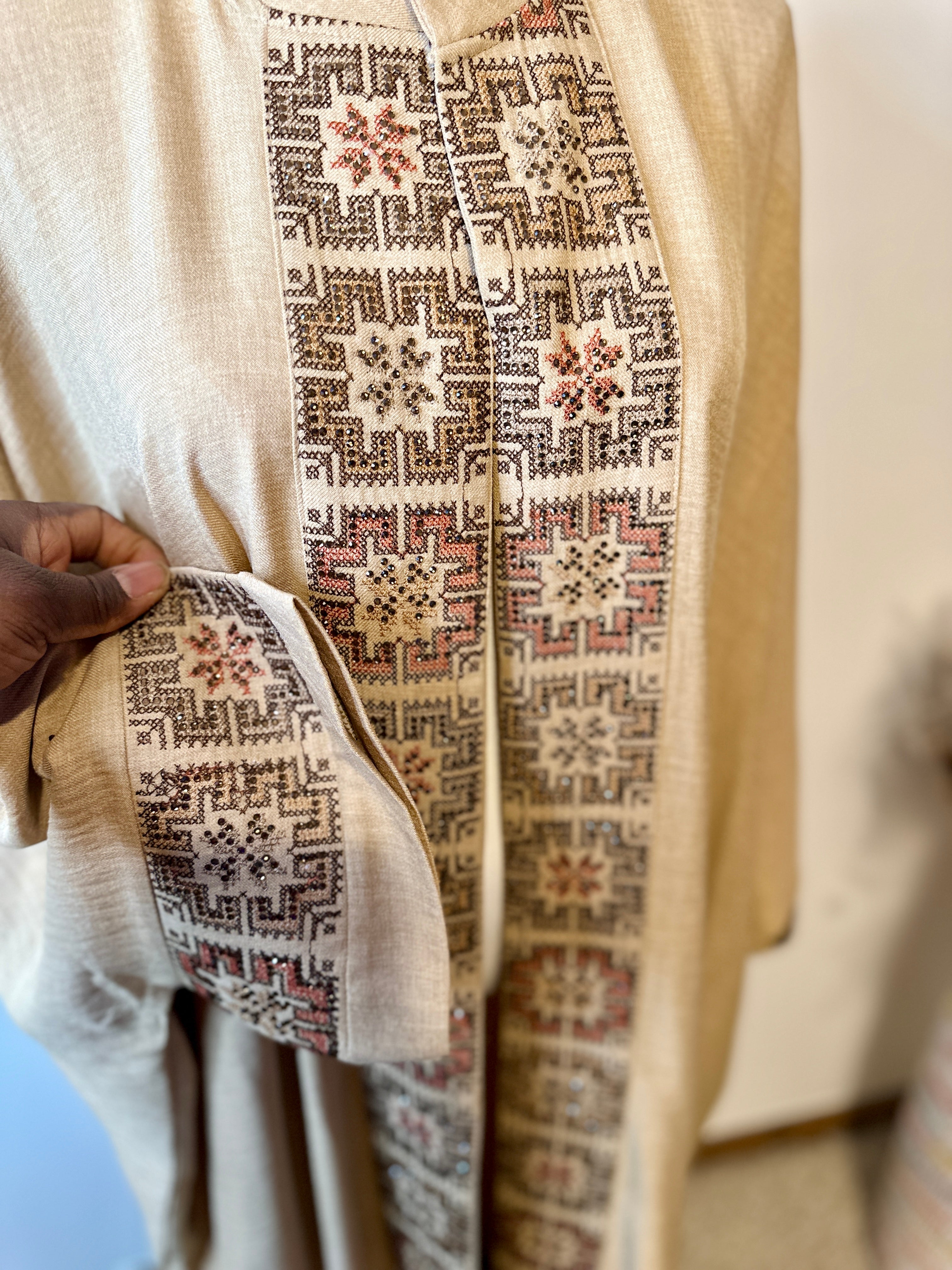 Heritage Embroidered Batwing Kimono