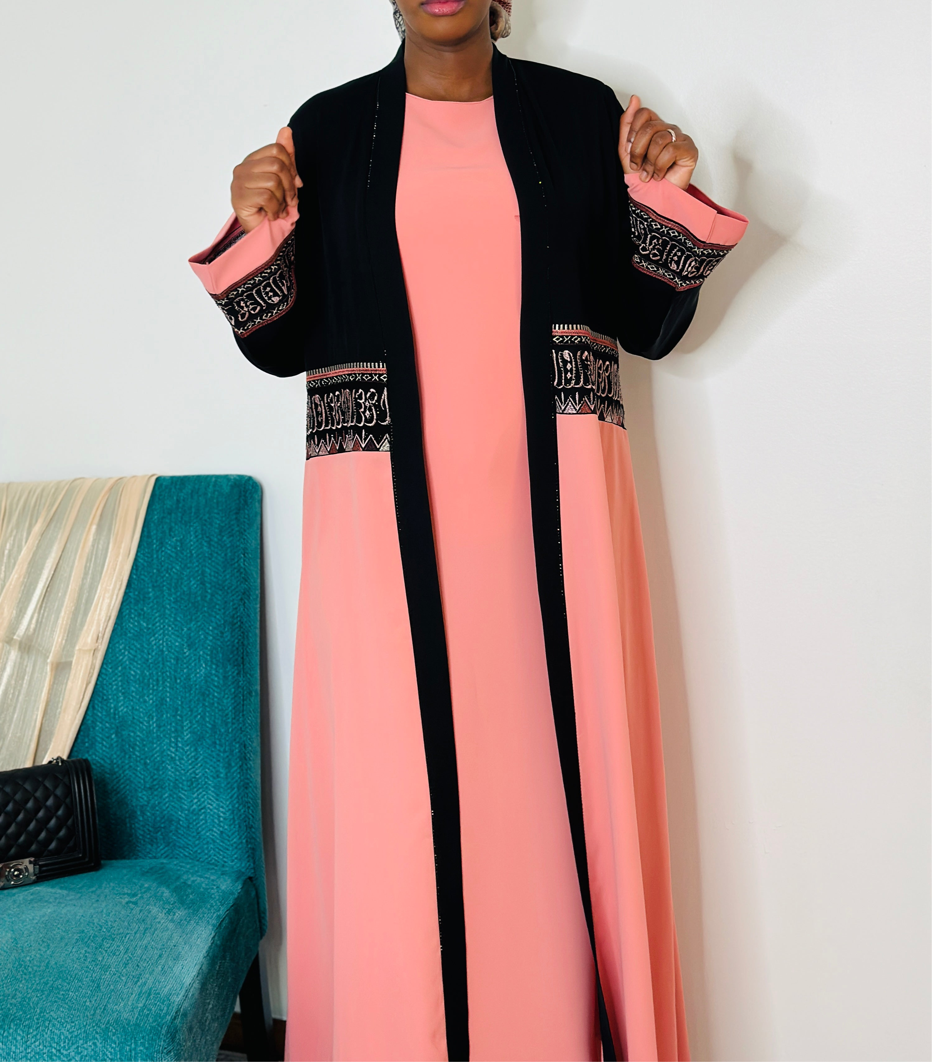 Blush Eclipse Abaya