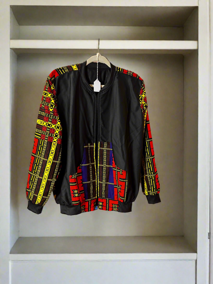African print unisex Jacket.