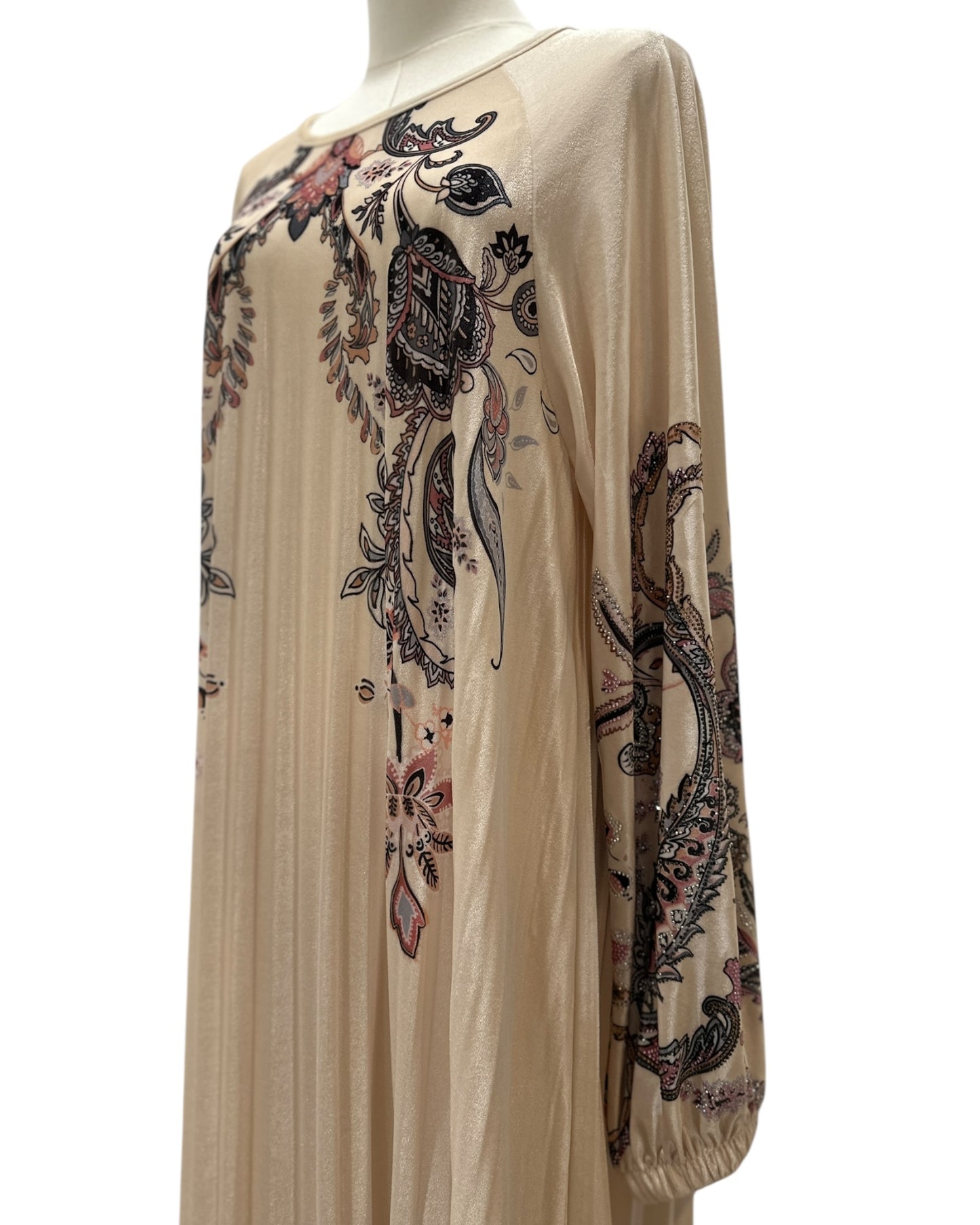 Orchid Beige Velvet Gown