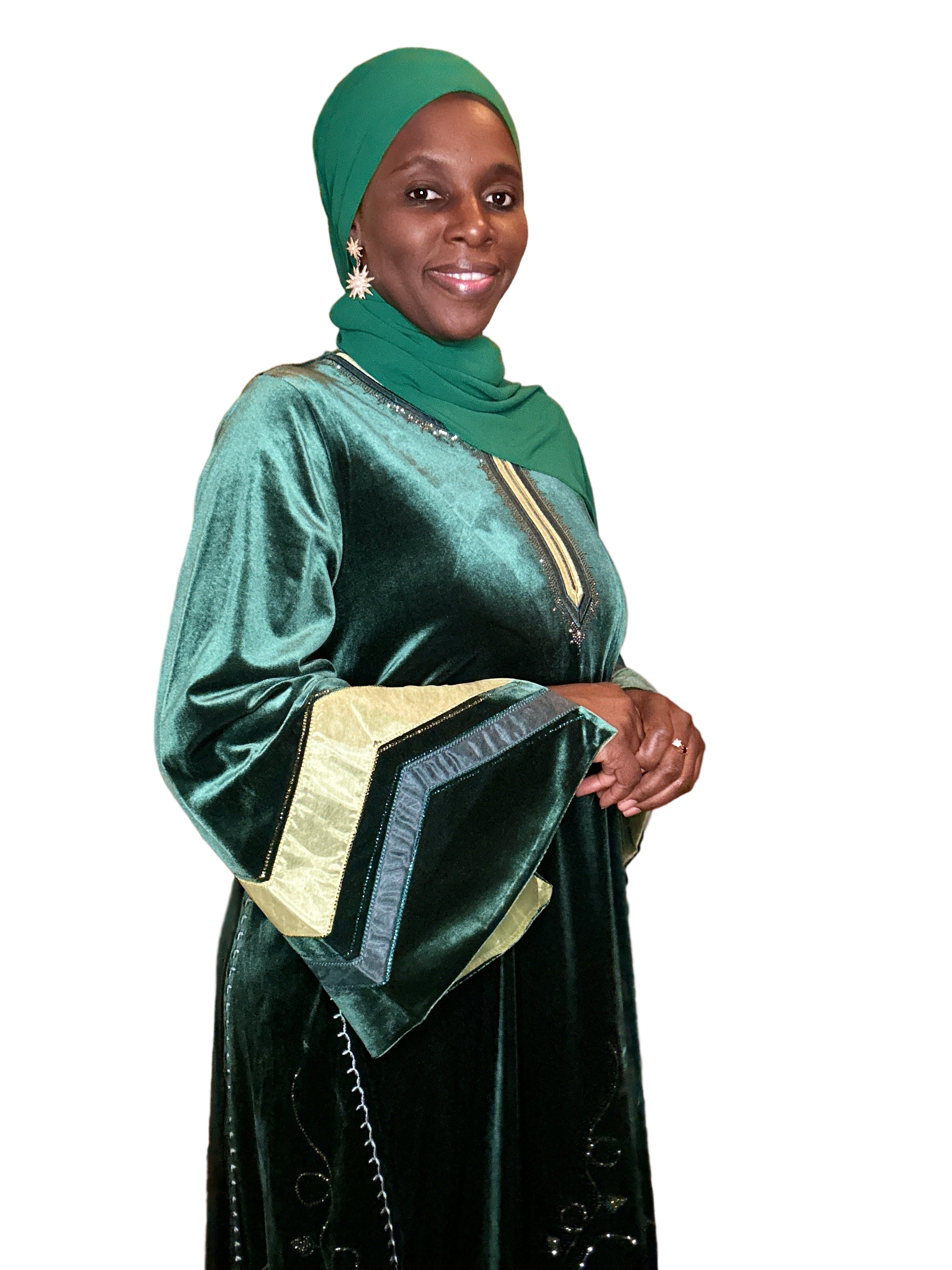 Emerald Velvet Kaftan