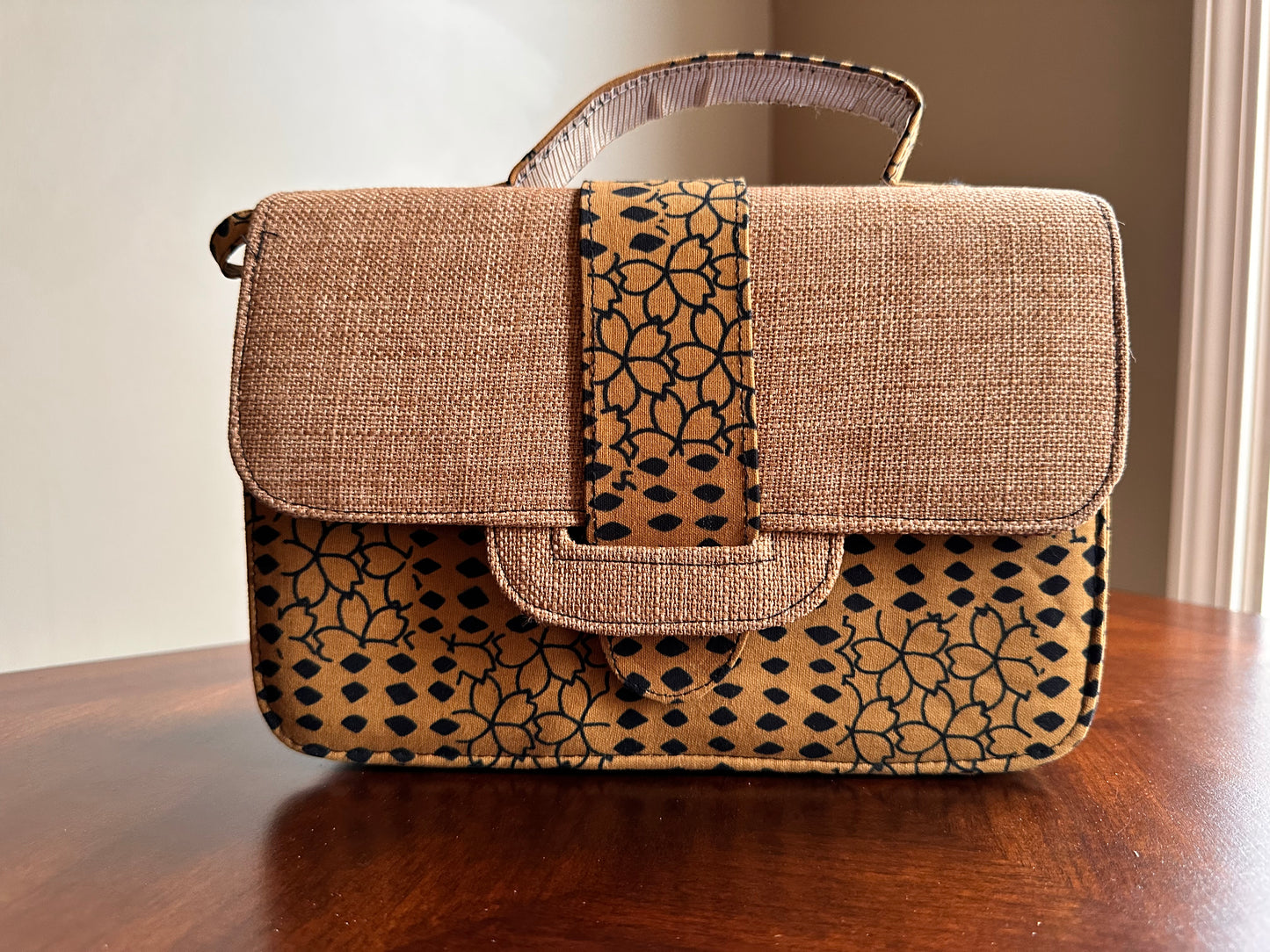 African Wax Satchel