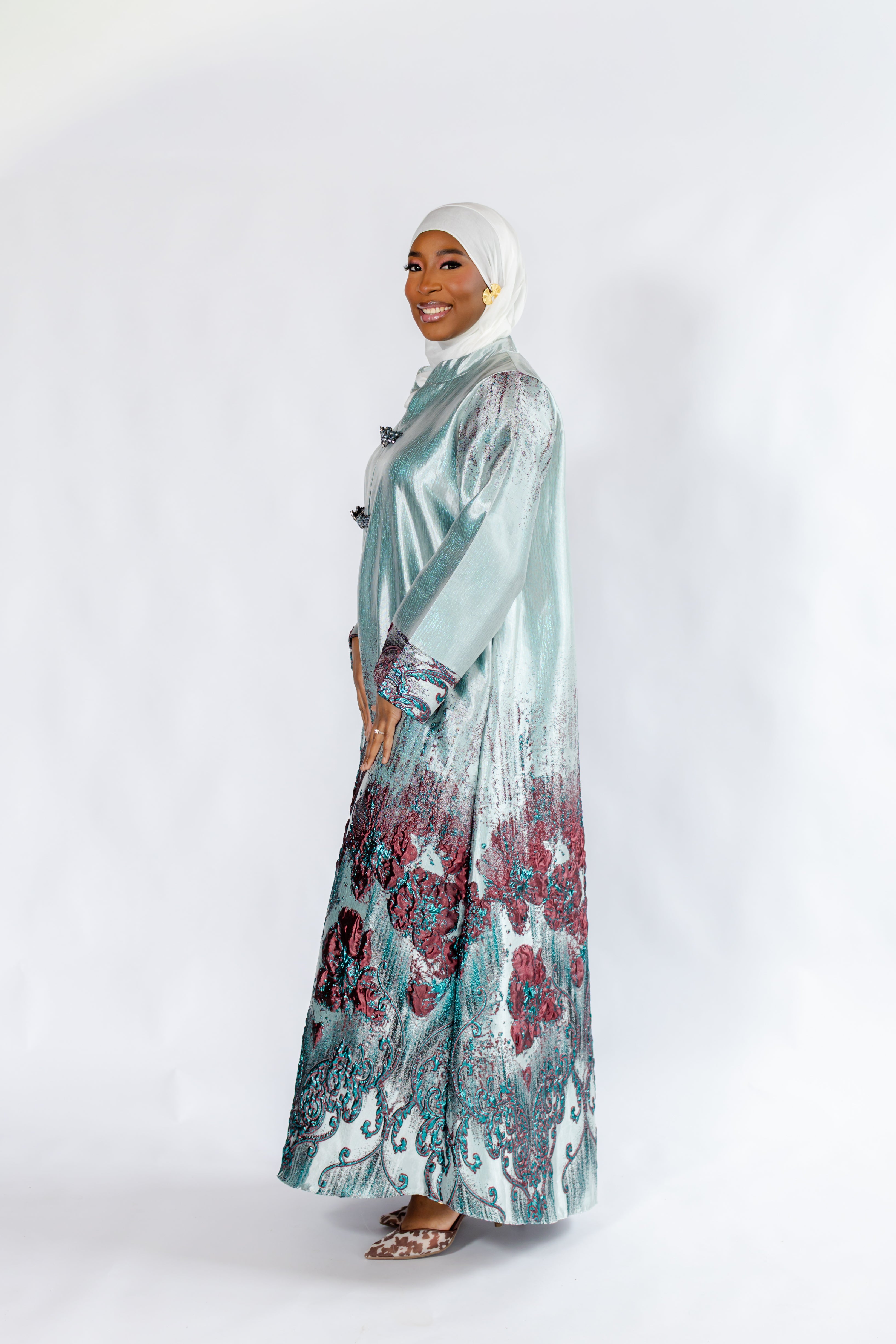 Aïssata Royale | Metallic Brocade Gown