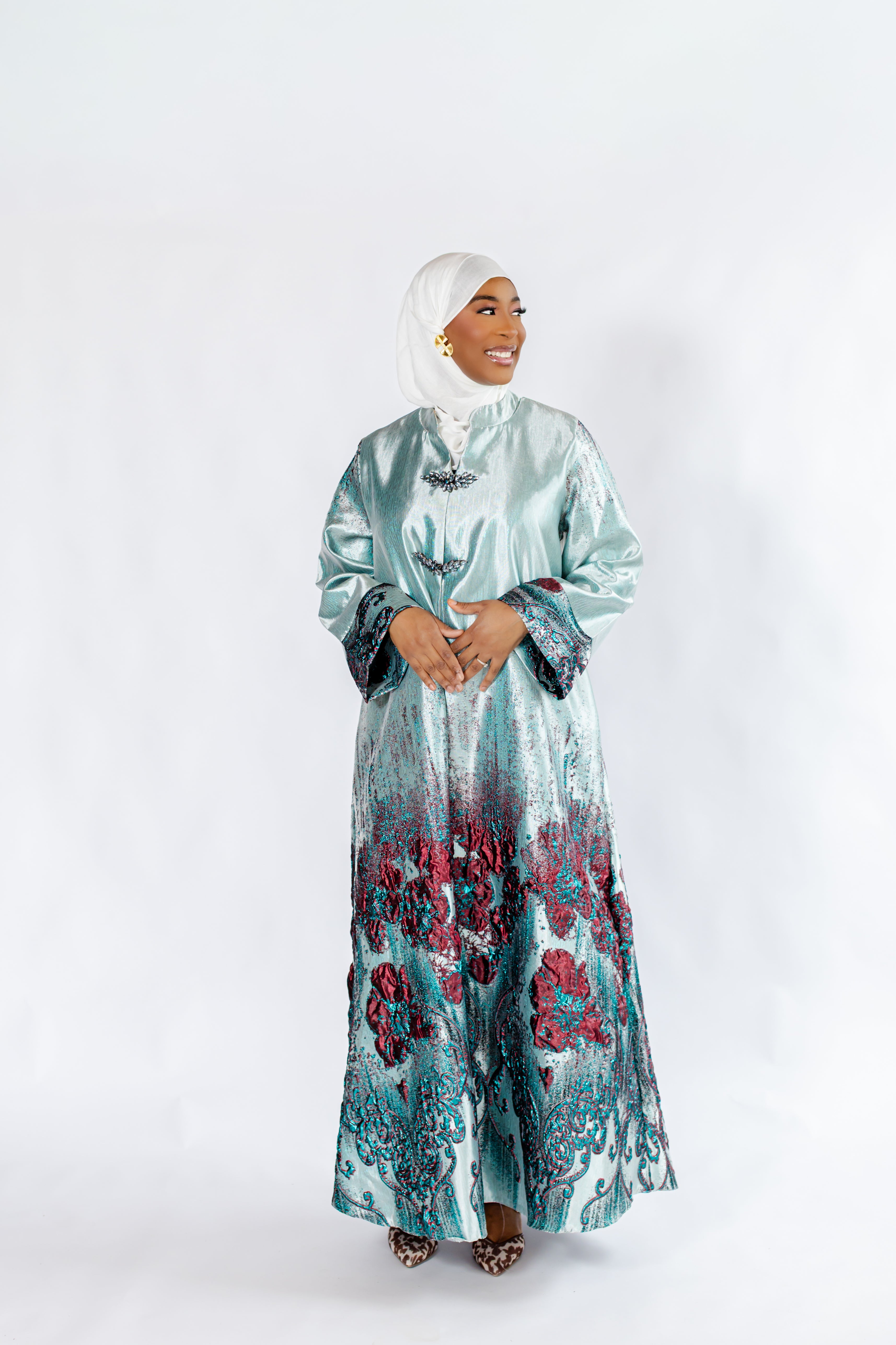 Aïssata Royale | Metallic Brocade Gown