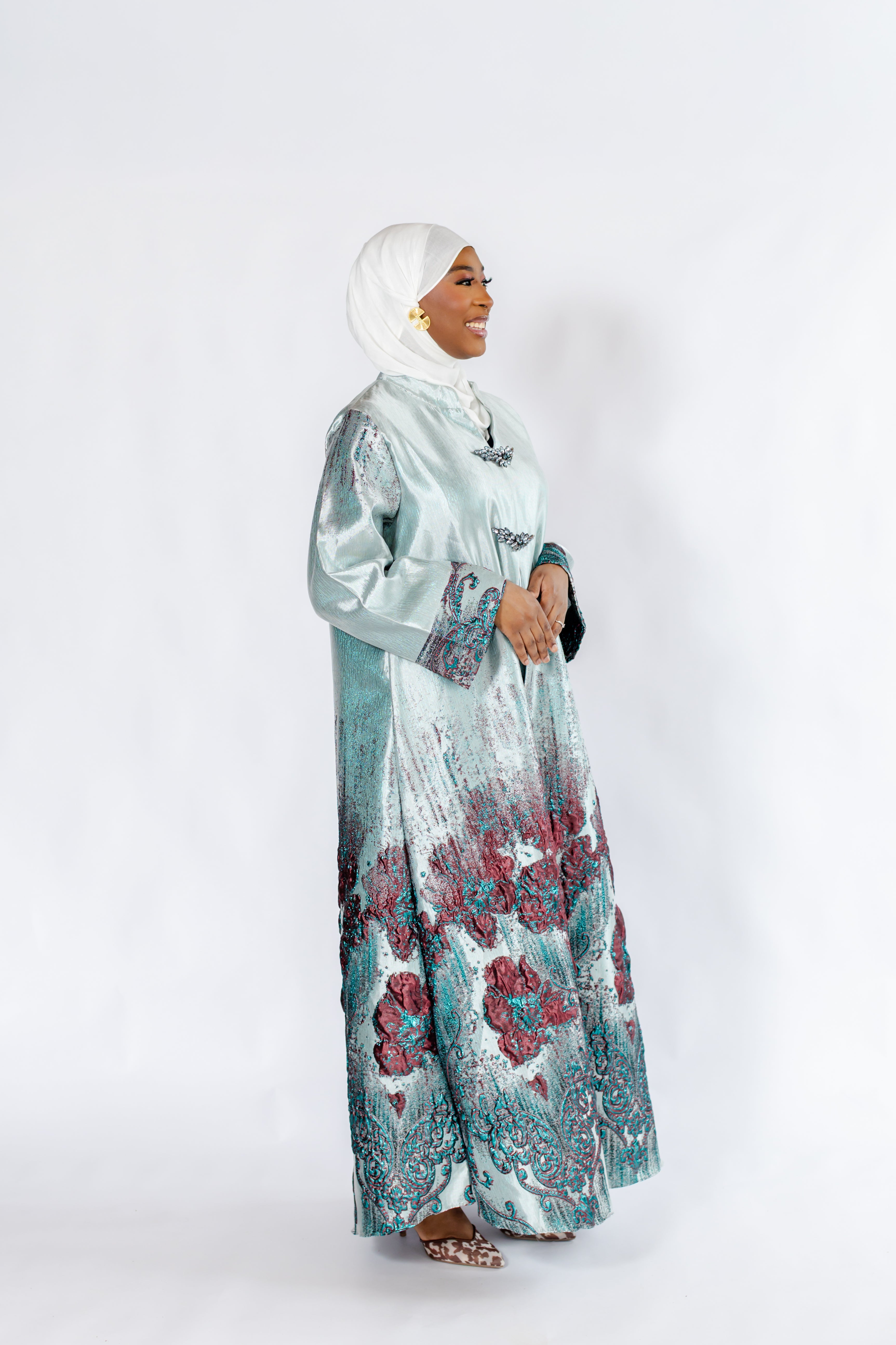 Aïssata Royale | Metallic Brocade Gown