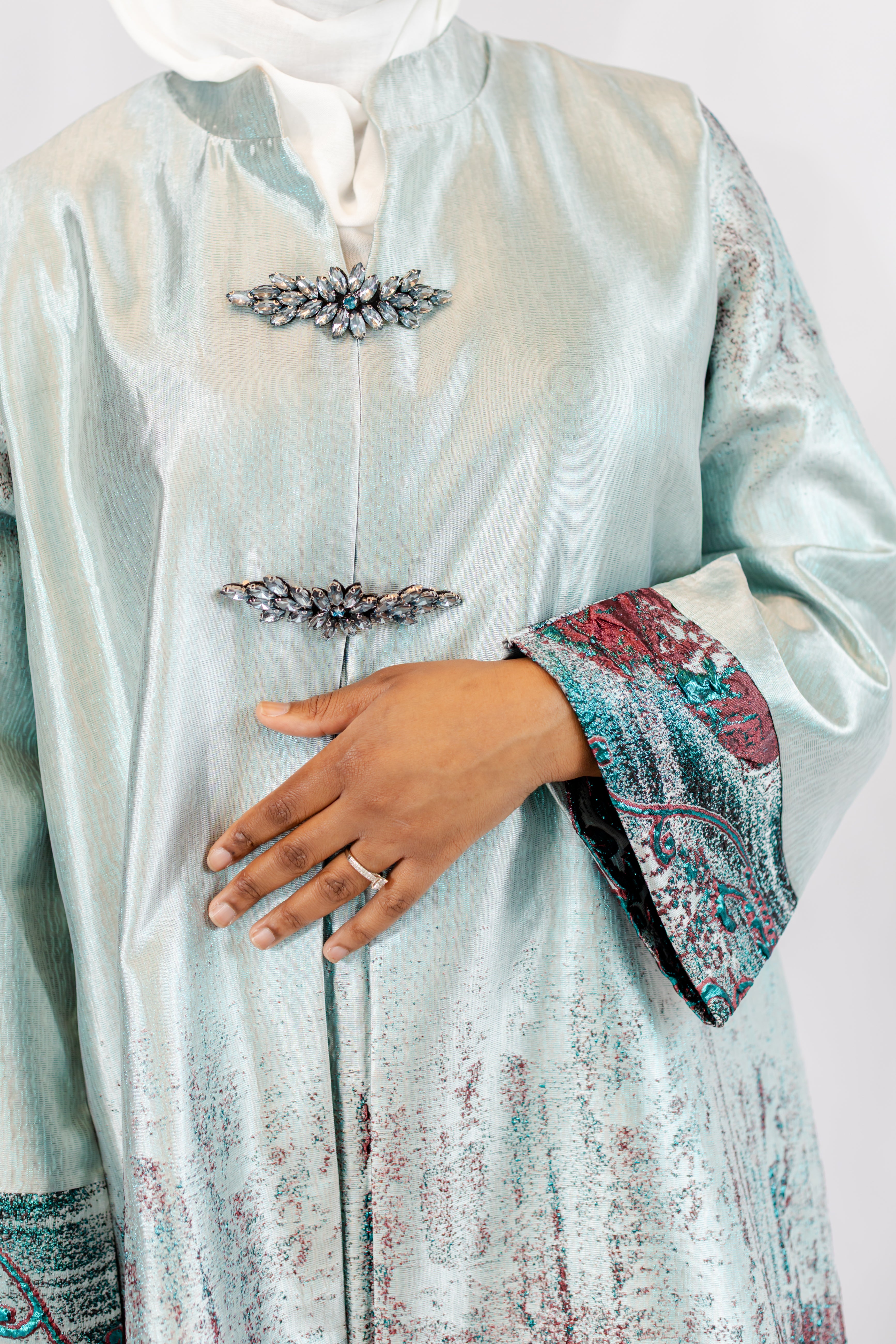 Aïssata Royale | Metallic Brocade Gown