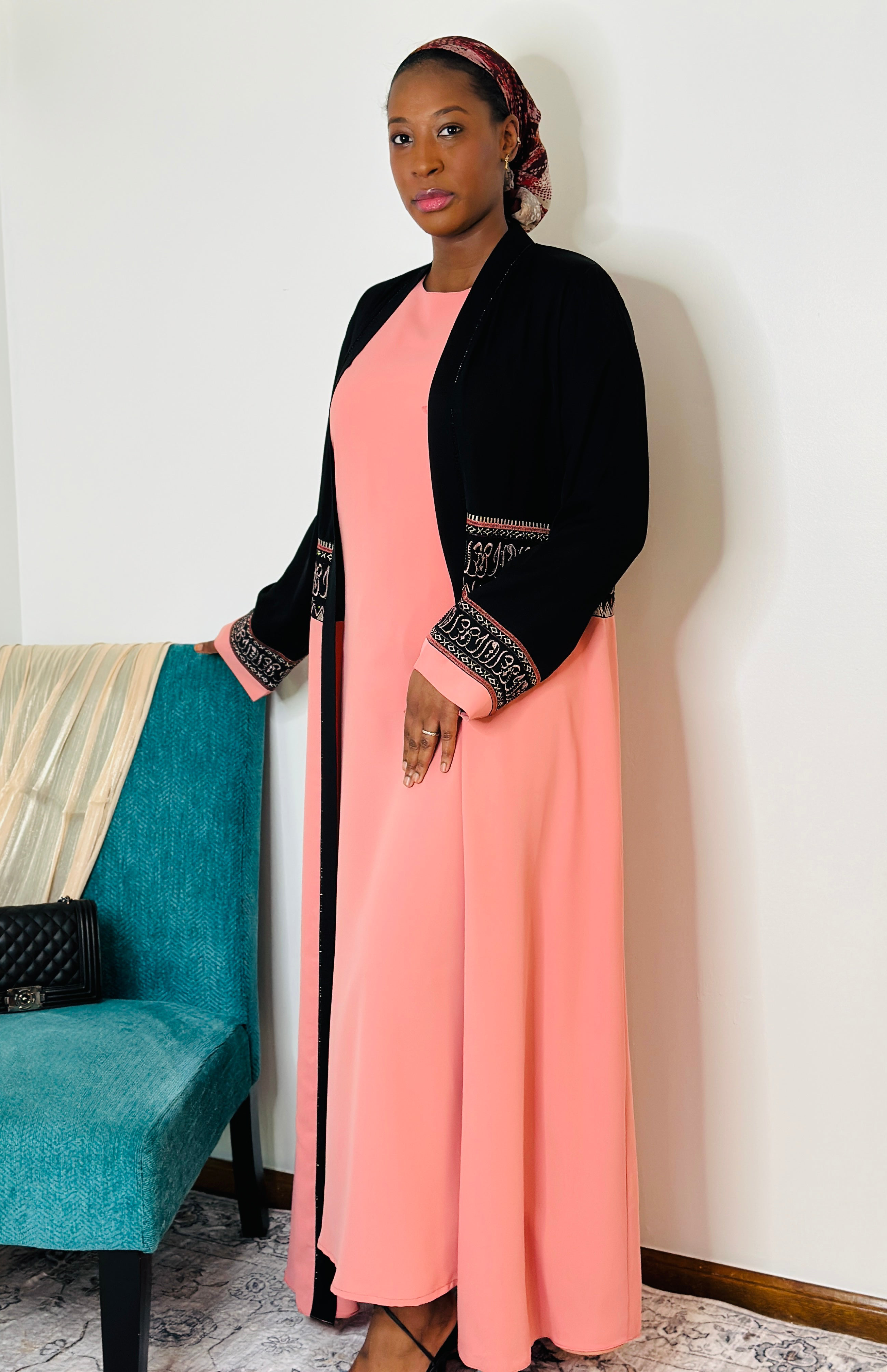 Blush Eclipse Abaya