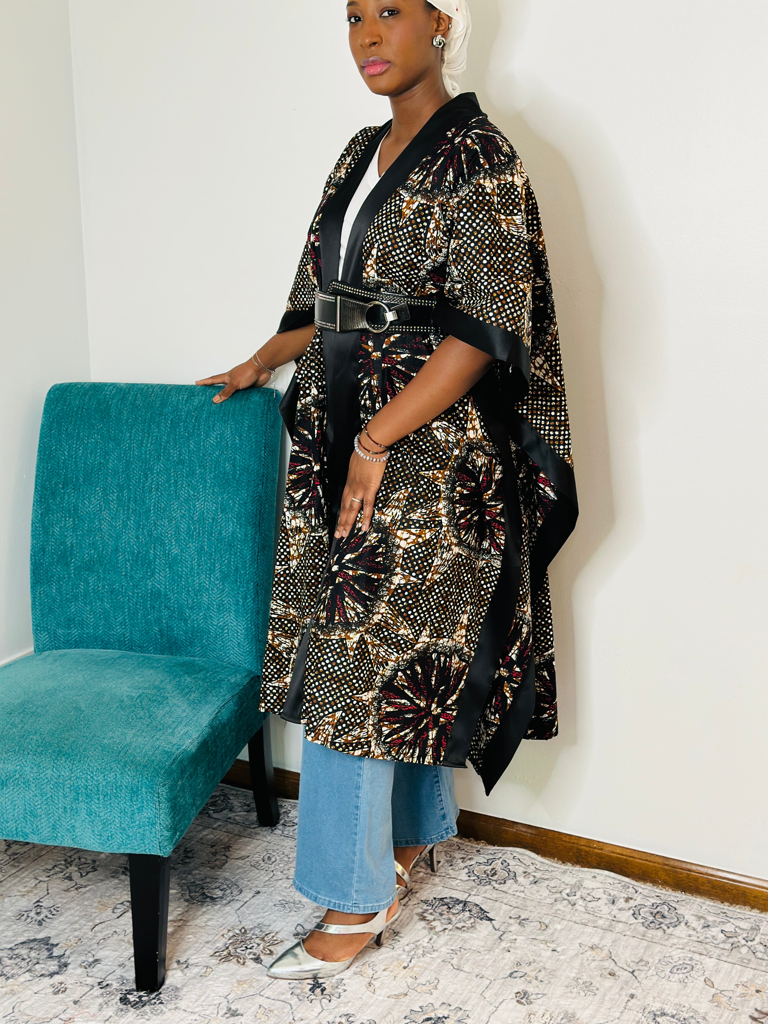 Ankara Luxe Kimono | Multiple Prints