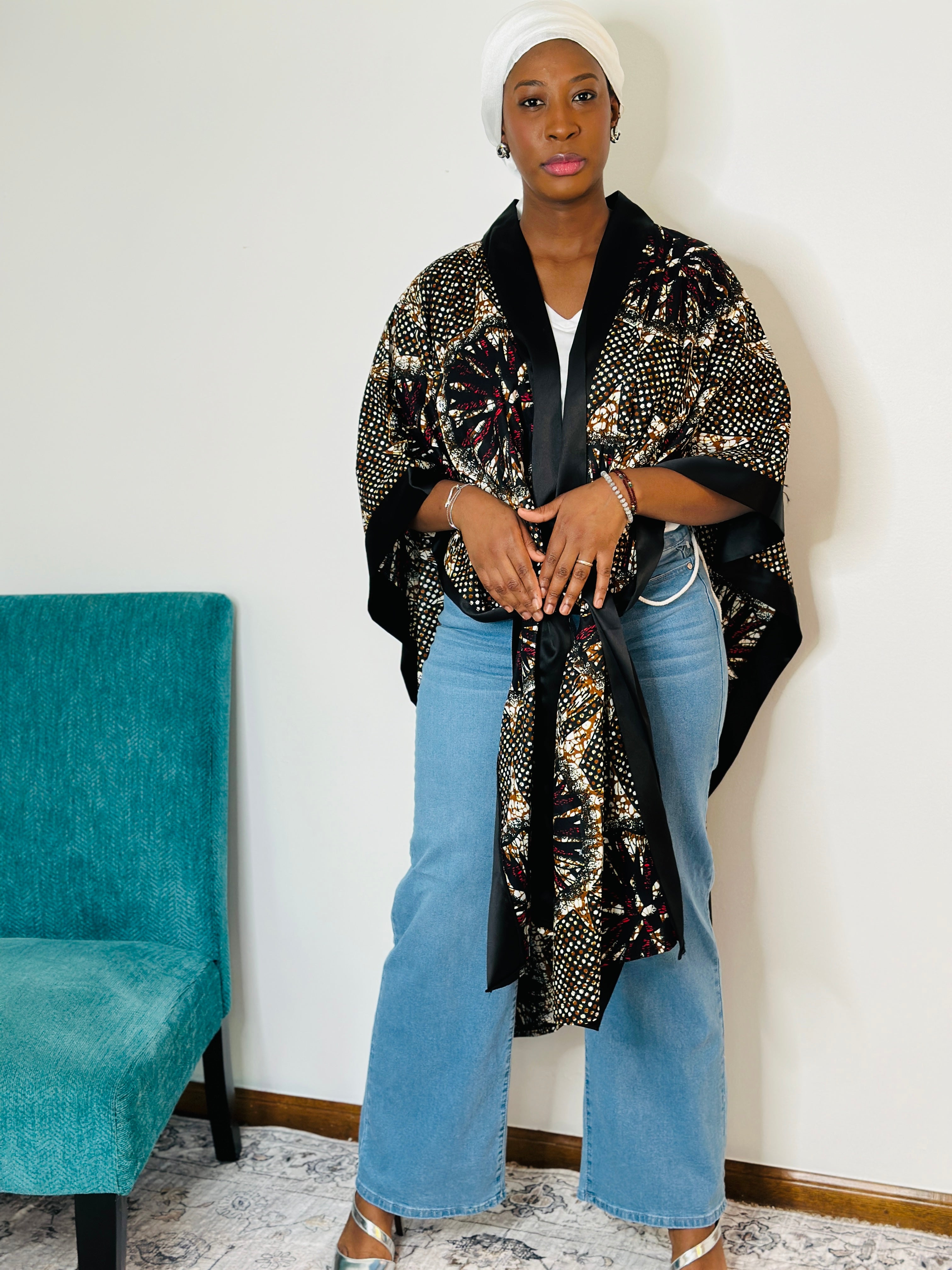 Ankara Luxe Kimono | Multiple Prints