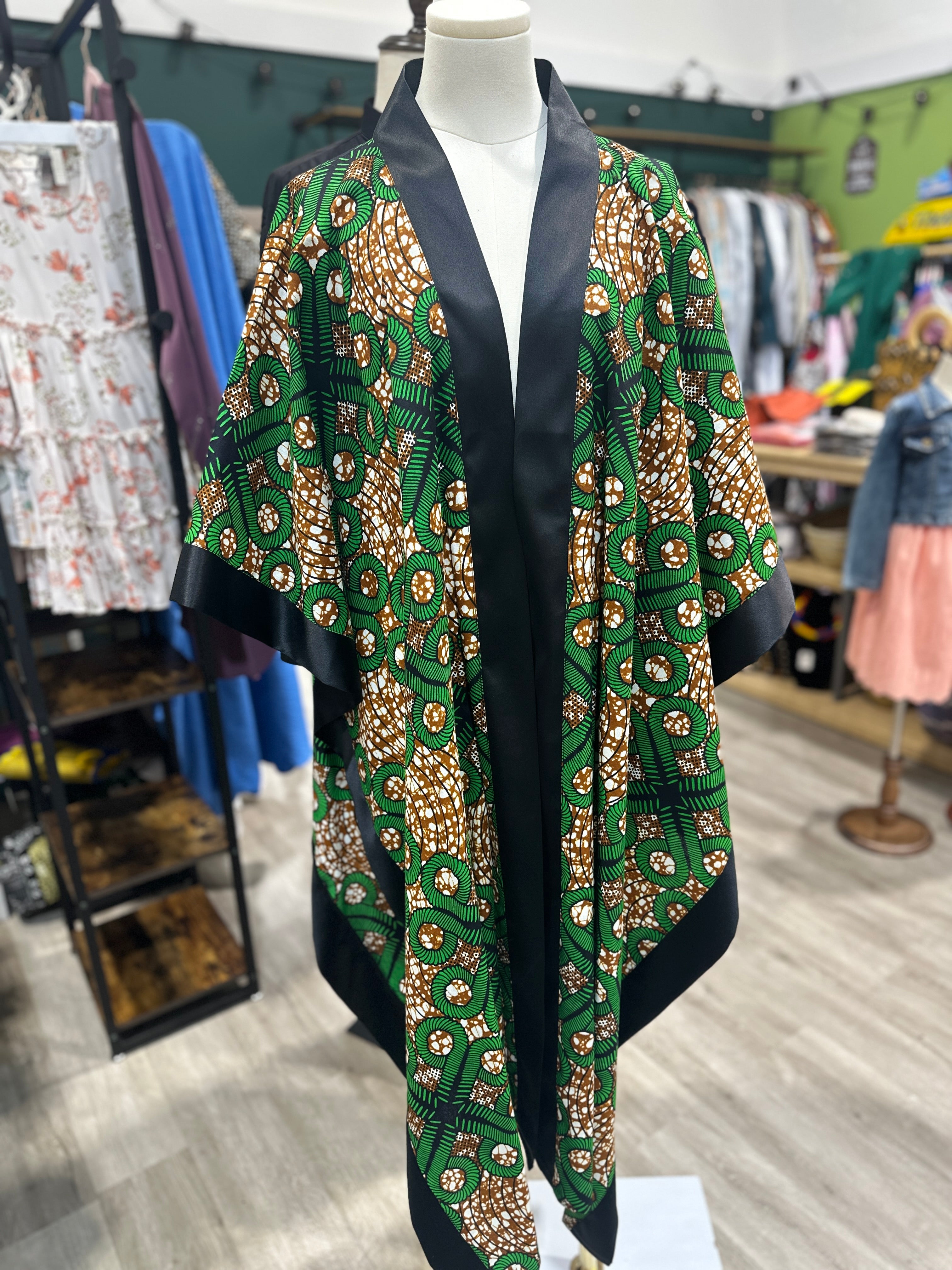 Ankara Luxe Kimono | Multiple Prints