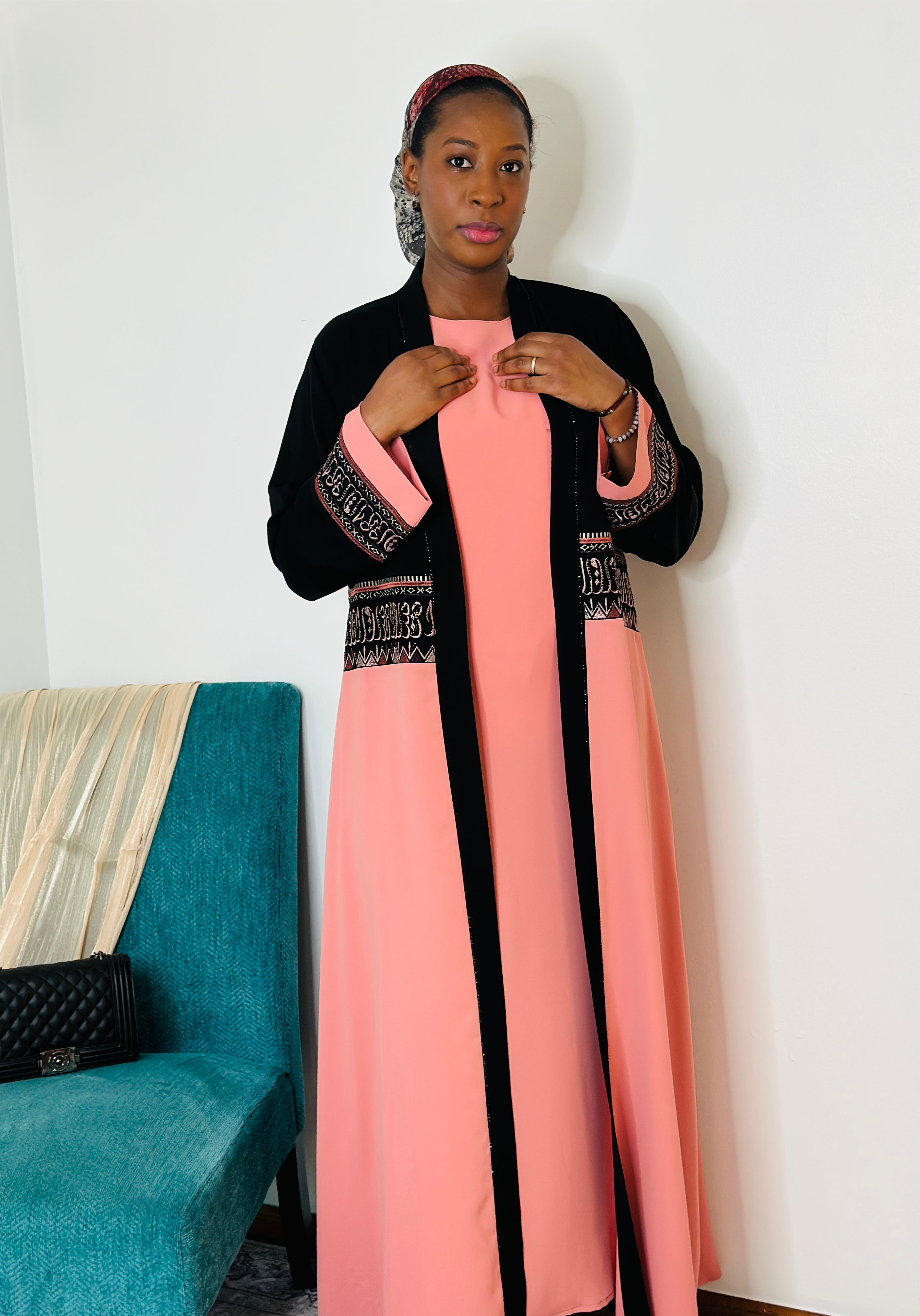 Blush Eclipse Abaya