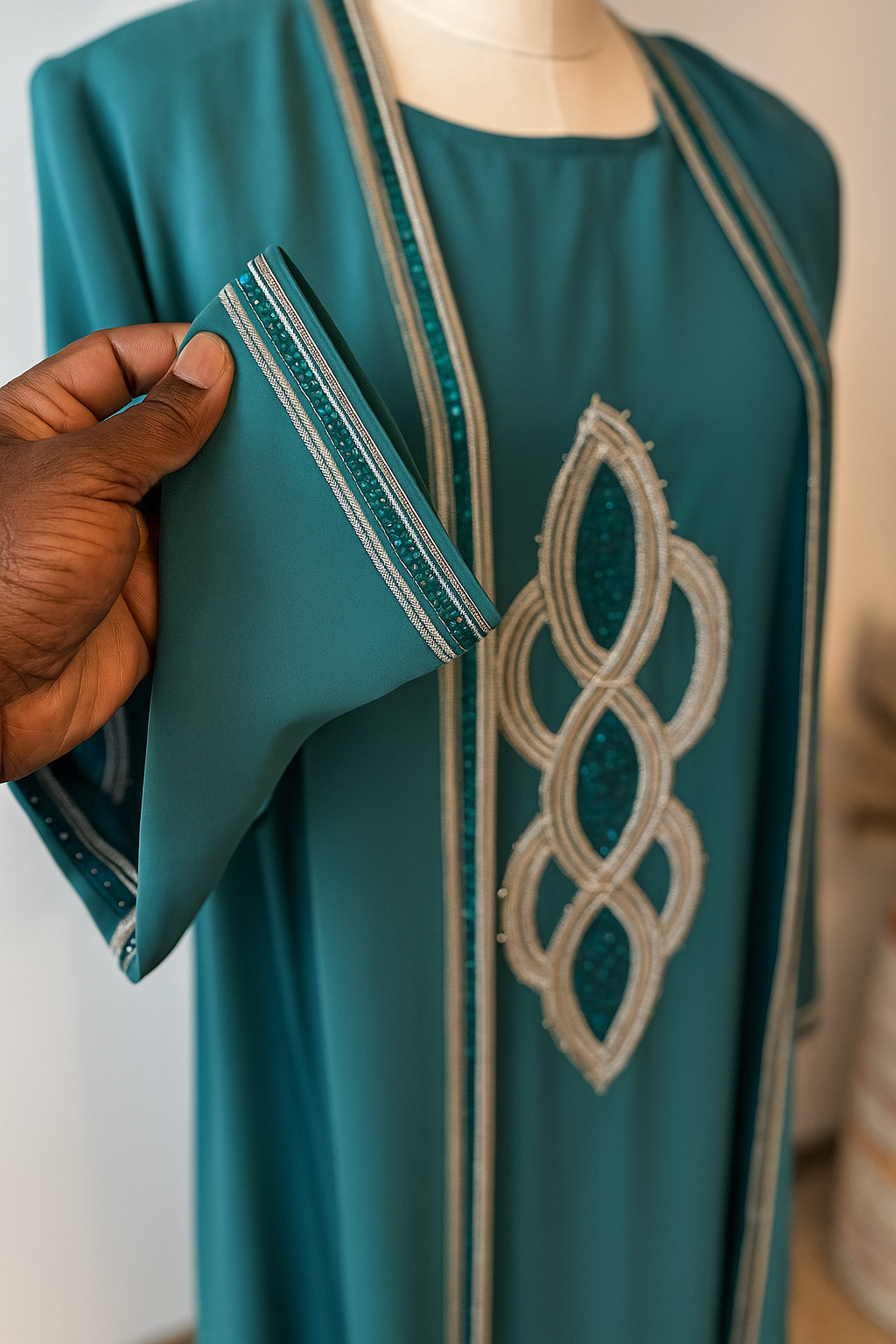 Nafisa Bloom Emerald Radiance