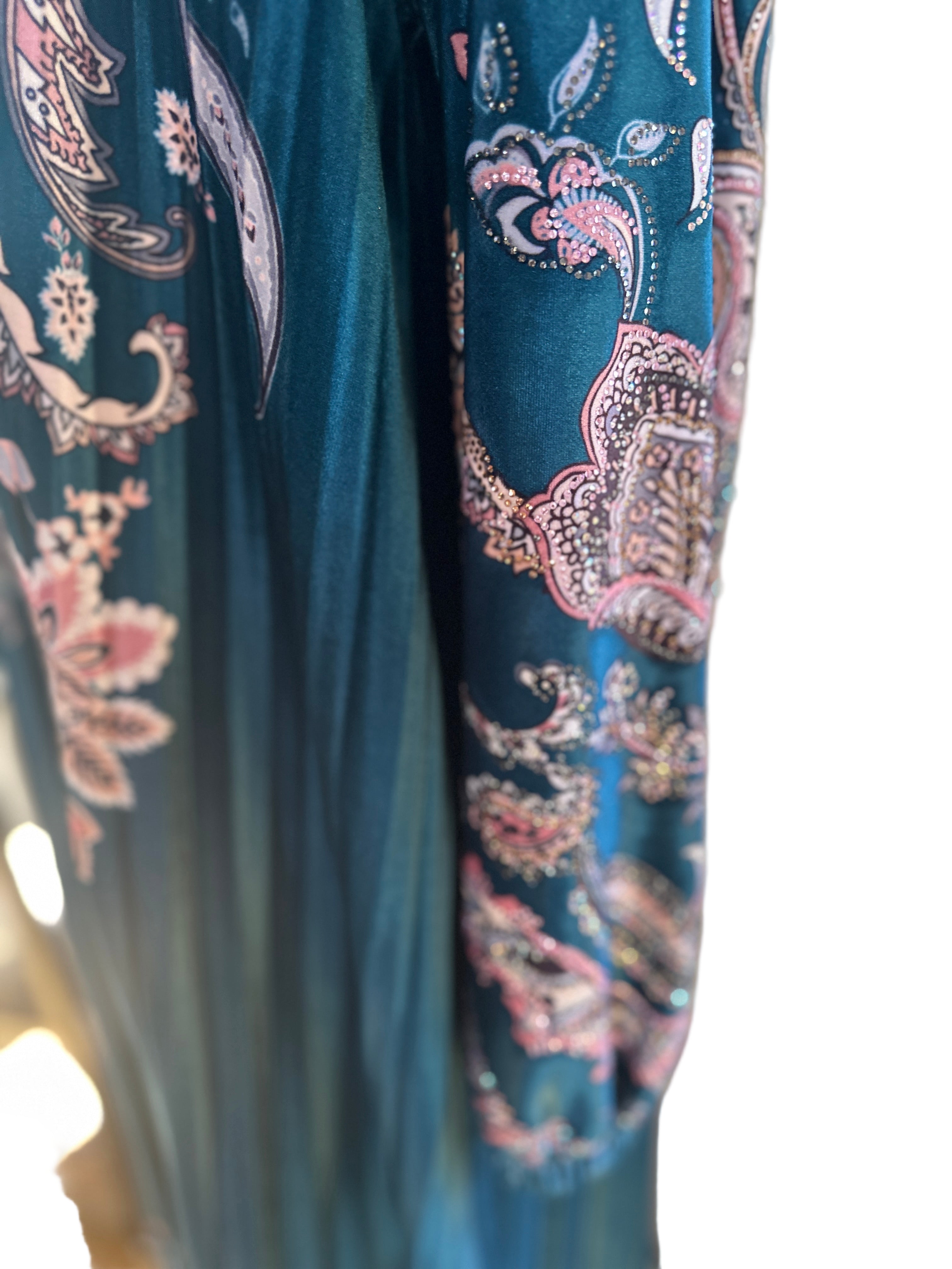 Orchid Beige Velvet Gown