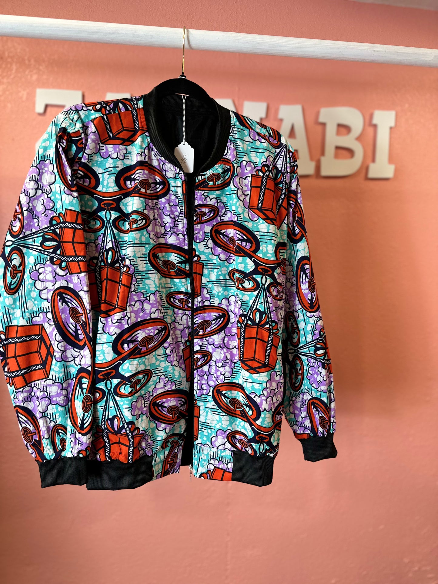 African print unisex Jacket.