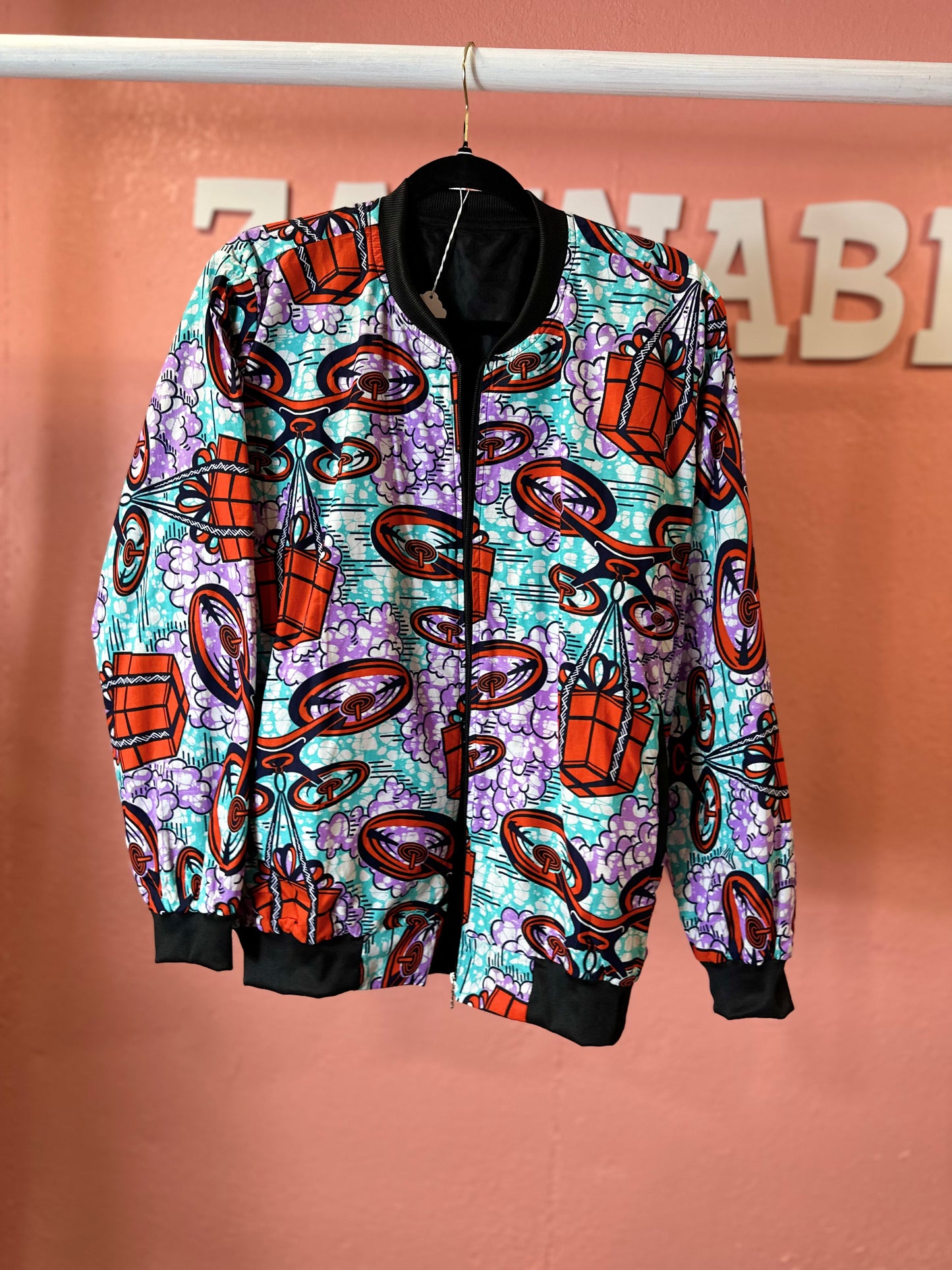 African print unisex Jacket.