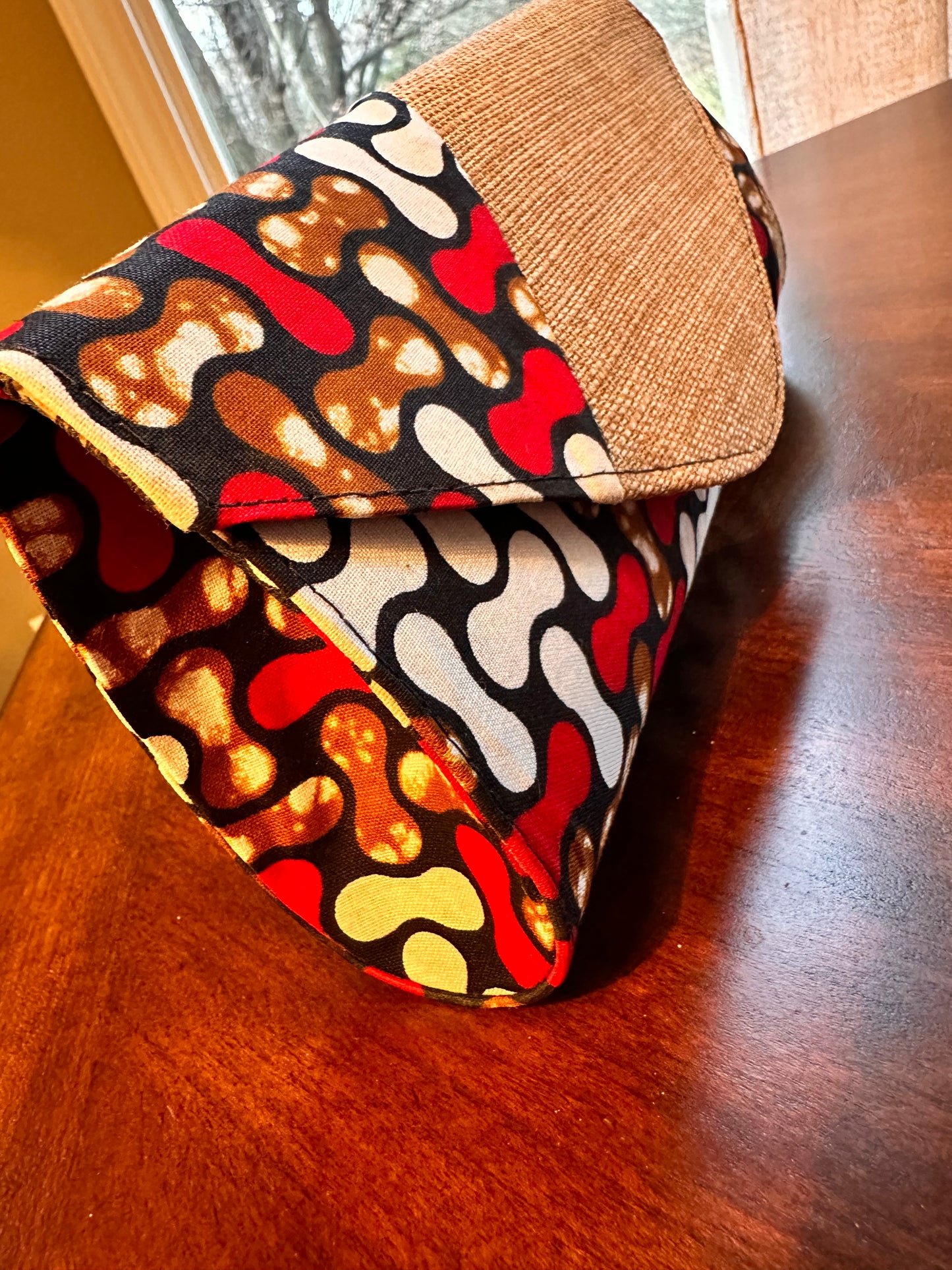 Multi Skin Ankara patched purse