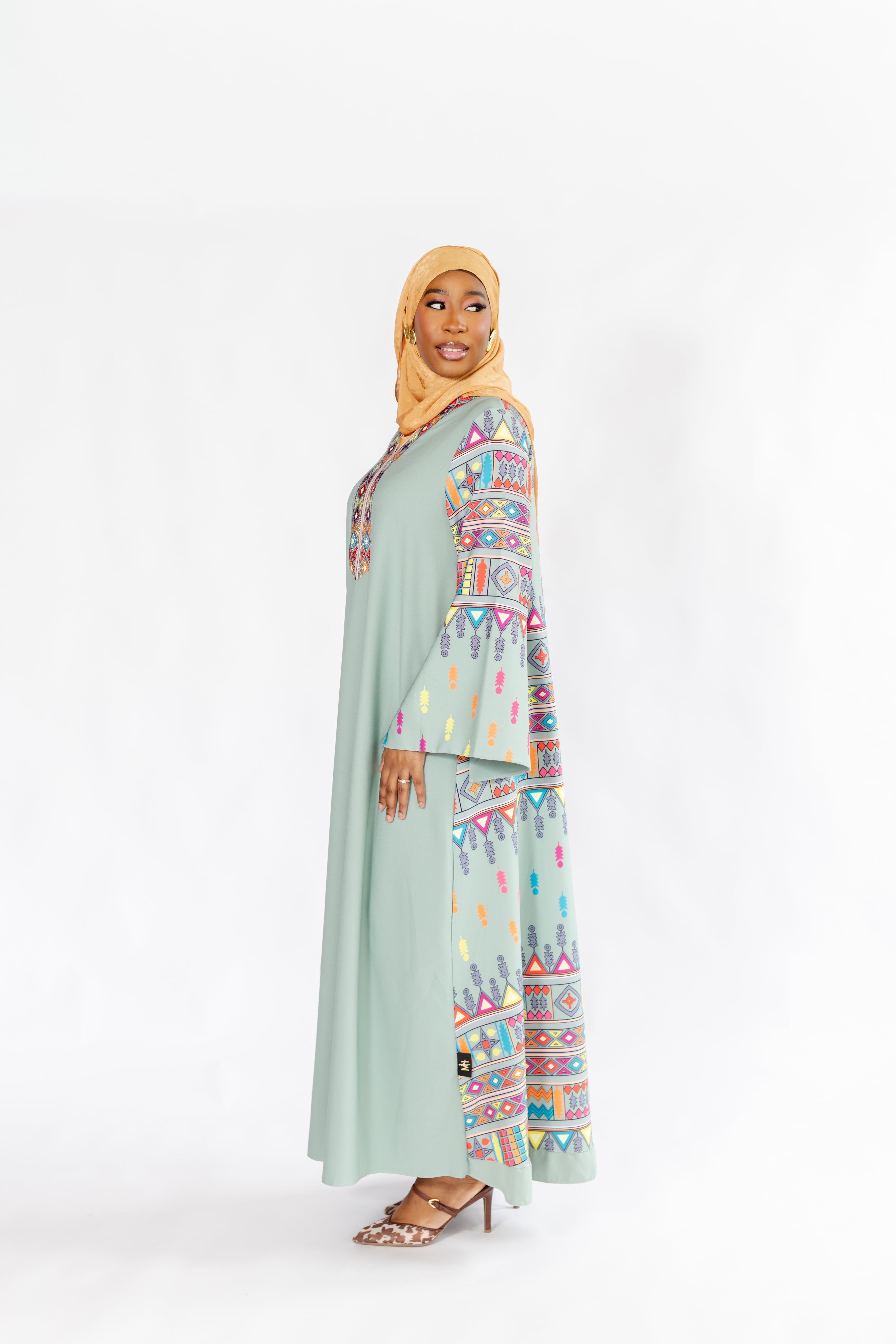 Sage Breeze Kaftan