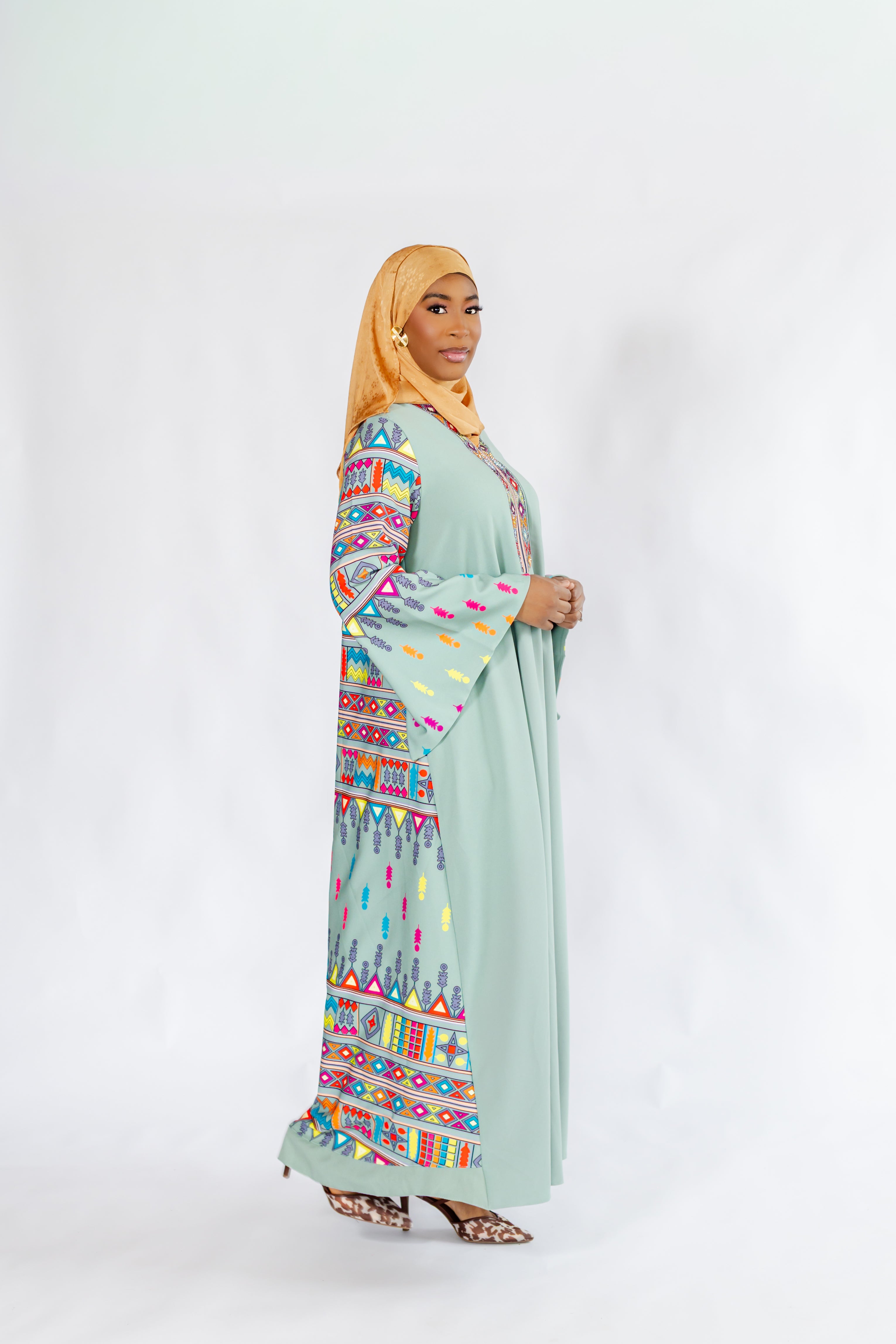 Sage Breeze Kaftan