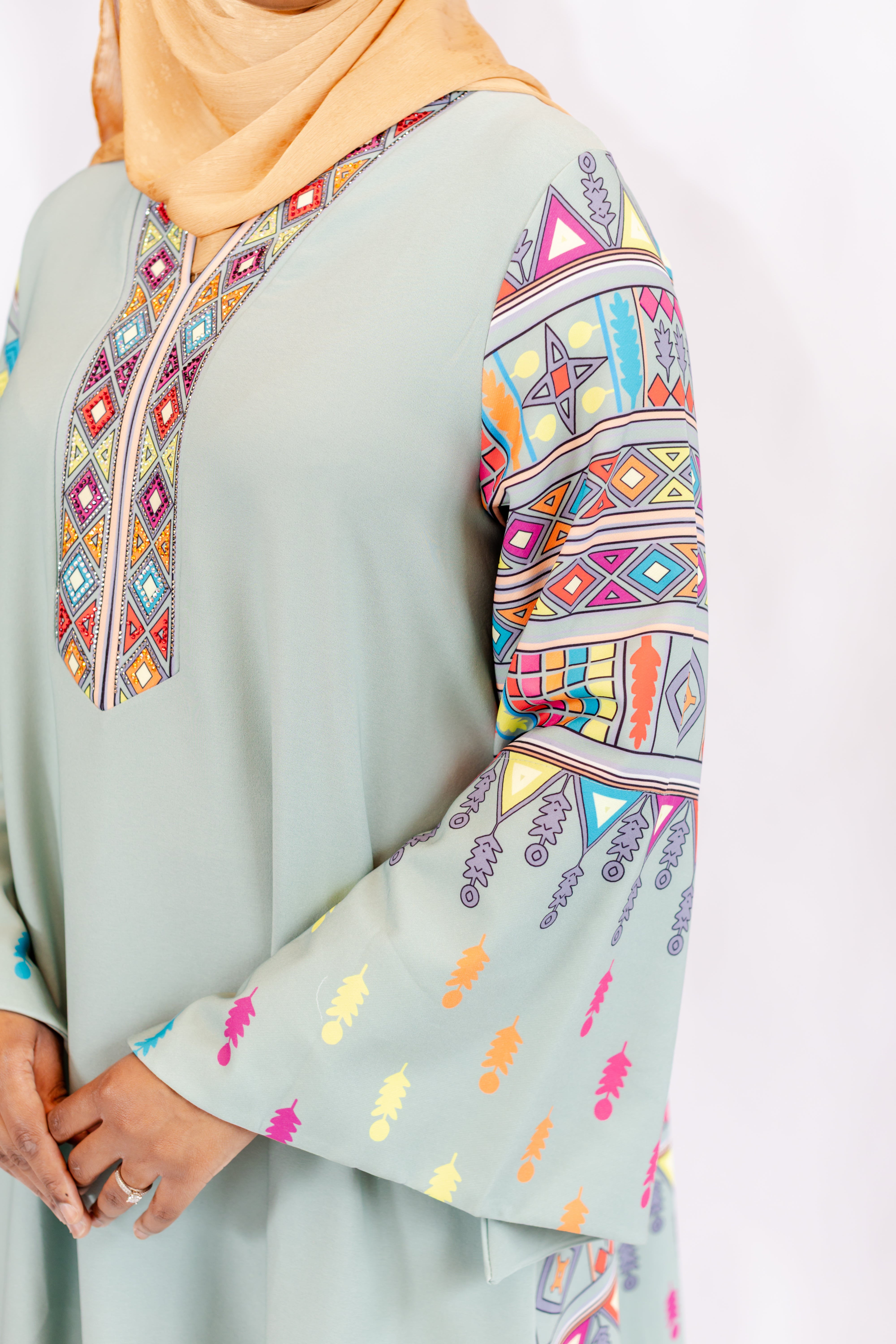 Sage Breeze Kaftan