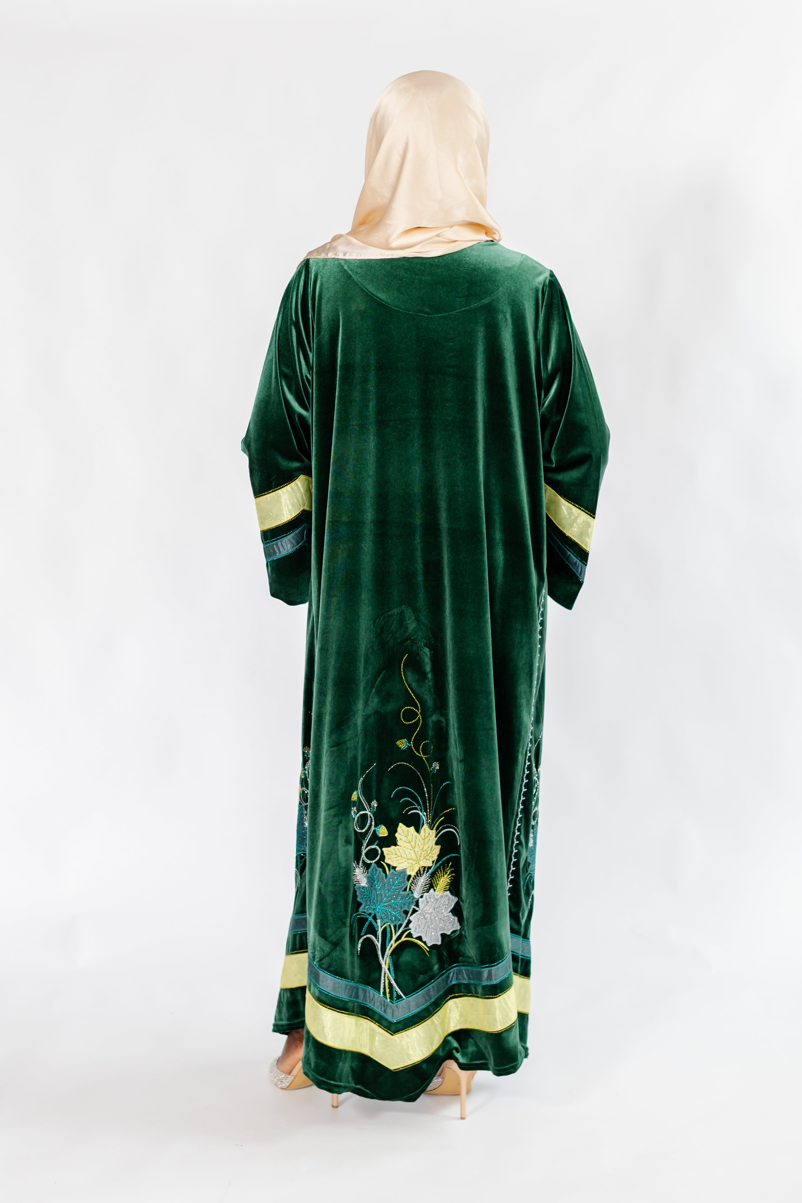 Emerald Velvet Kaftan