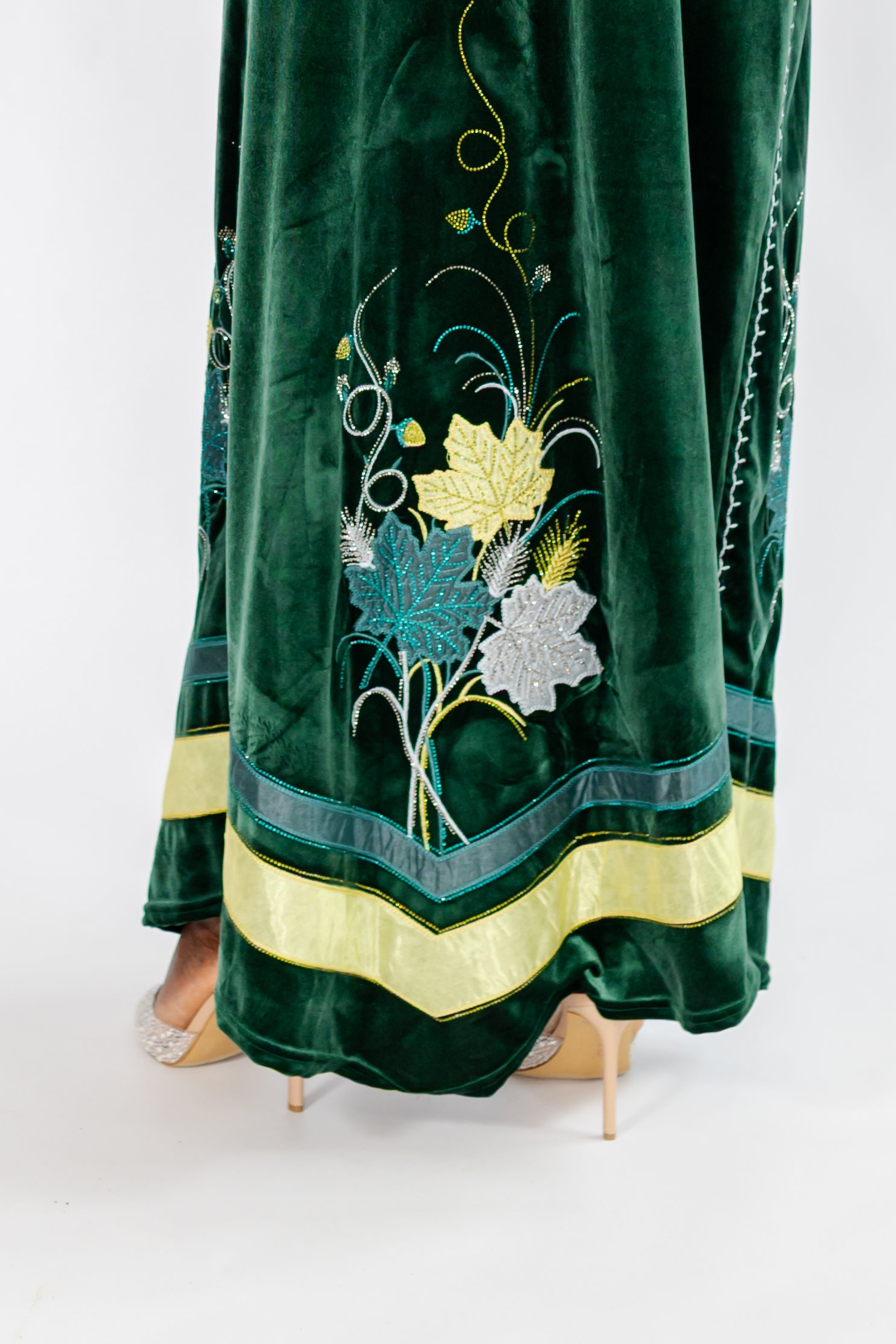 Émeraude Velvet Kaftan
