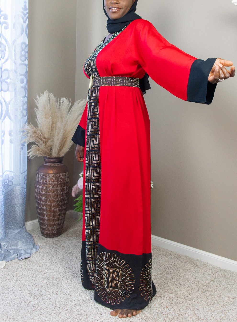 Red Abaya