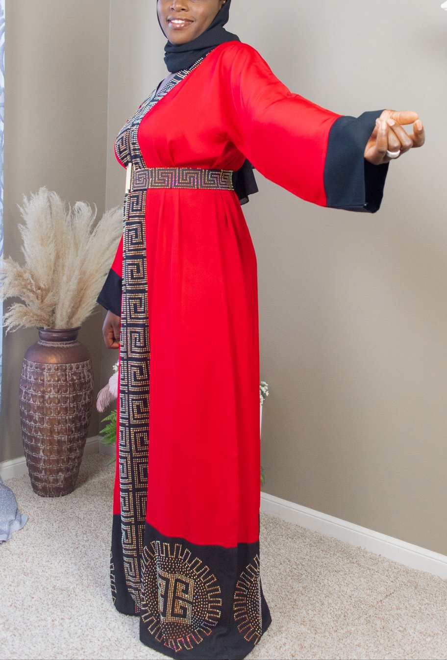 Red Abaya