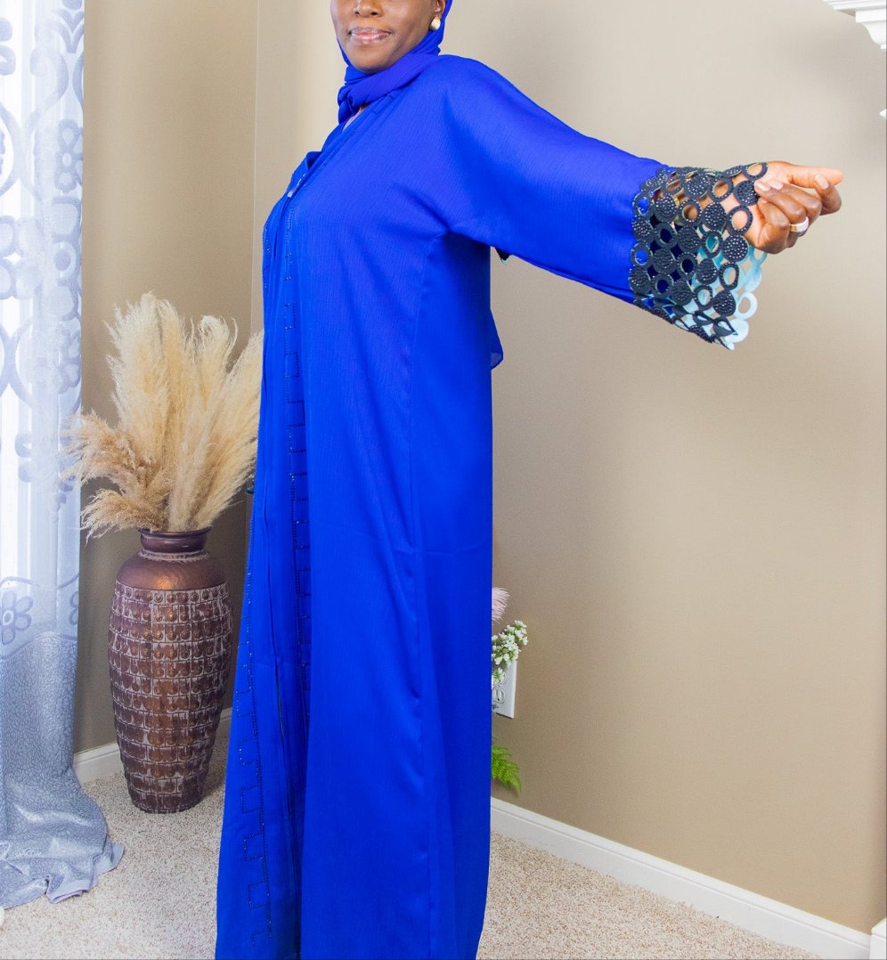 Royal Blue Abaya